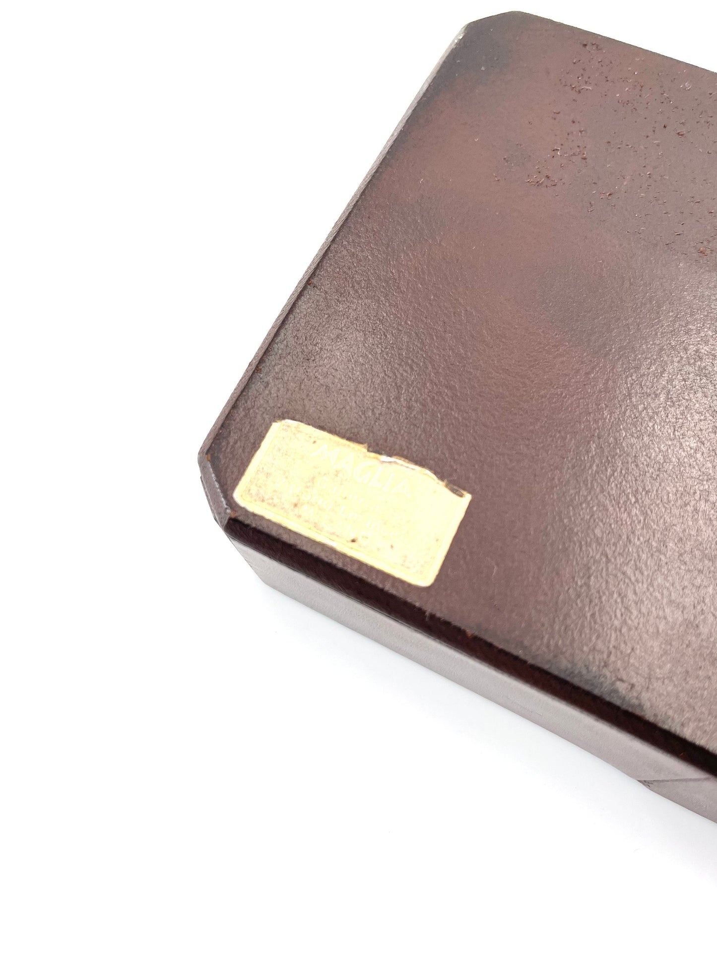 Handgefertigter Schreibtischorganizer aus Leder, Italien, 1980er Jahre