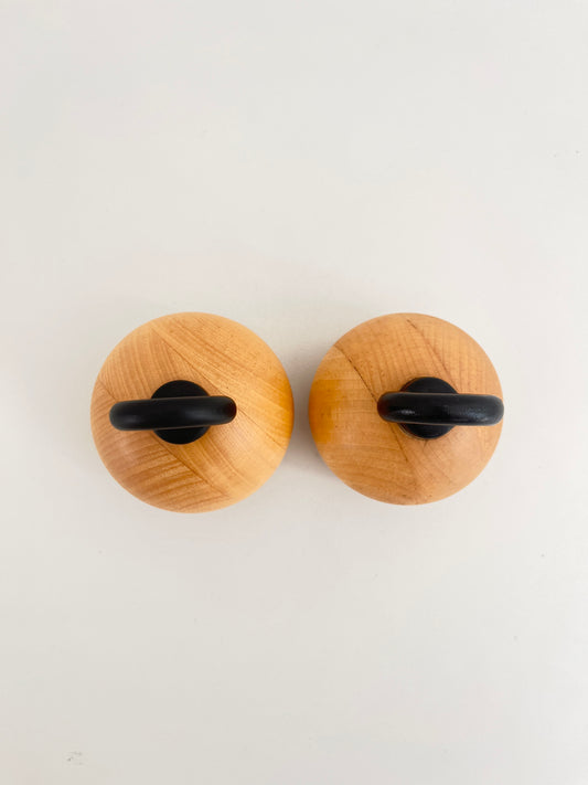 Richard Nissen for Bodum Beechwood Salt & Pepper Mills, Denmark, 1970s