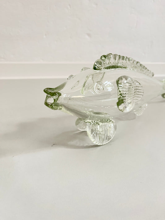 Murano Glass Fish Decor-Vase, Italy, 1970s
