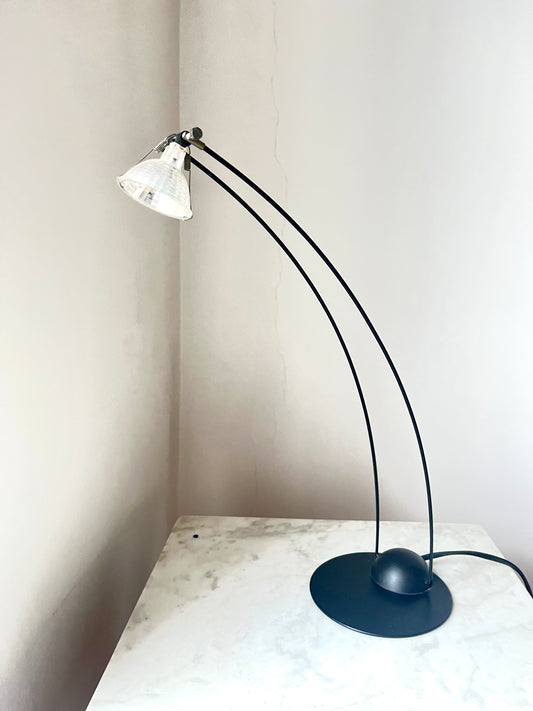Minimalistic Table Arc Lamp by Hustadt Leuchten, Germany, 1980s