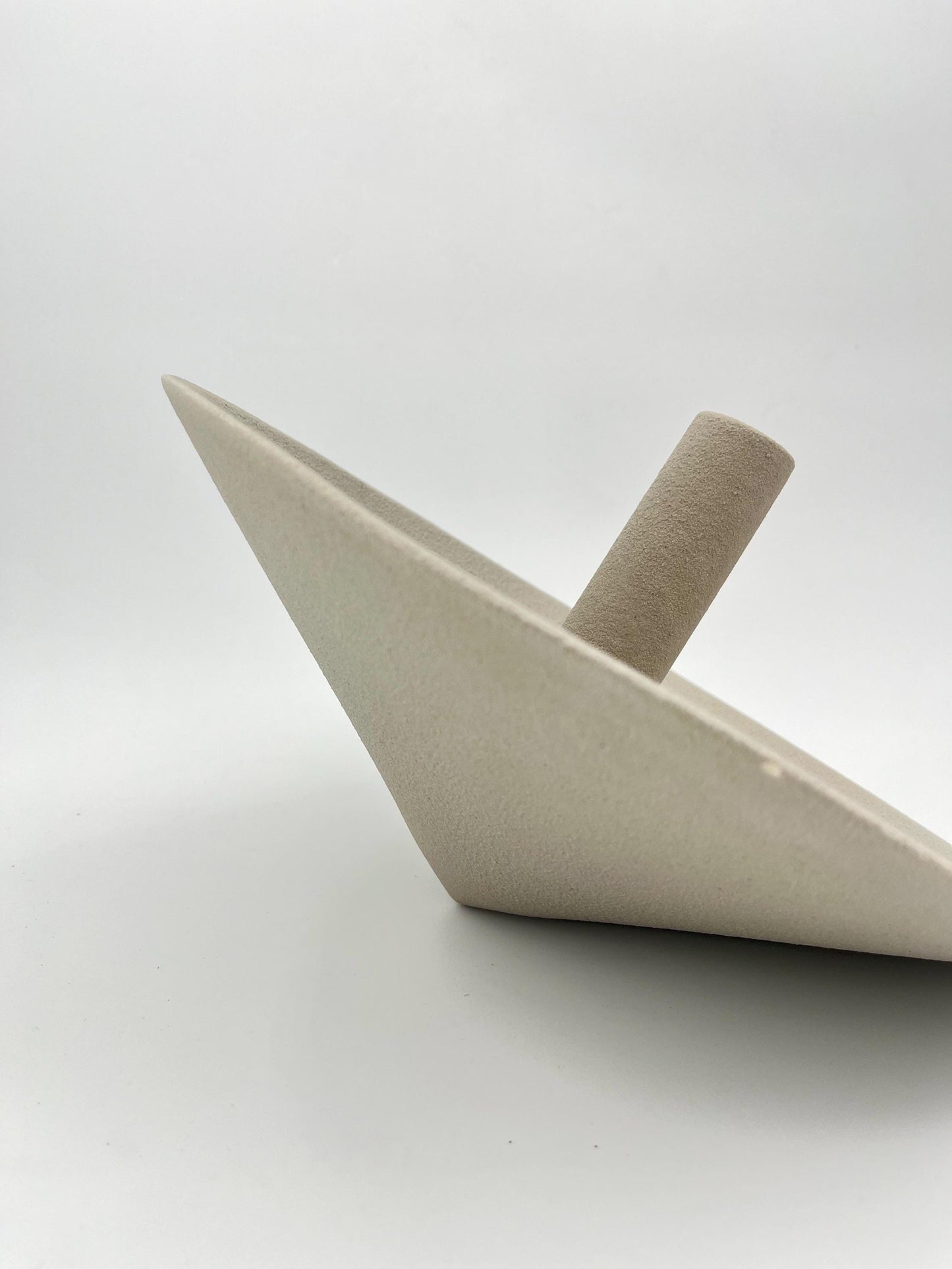 Straußförmige Soliflore-Vase aus Gres-Keramik von Lineasette, Italien, 1970er Jahre