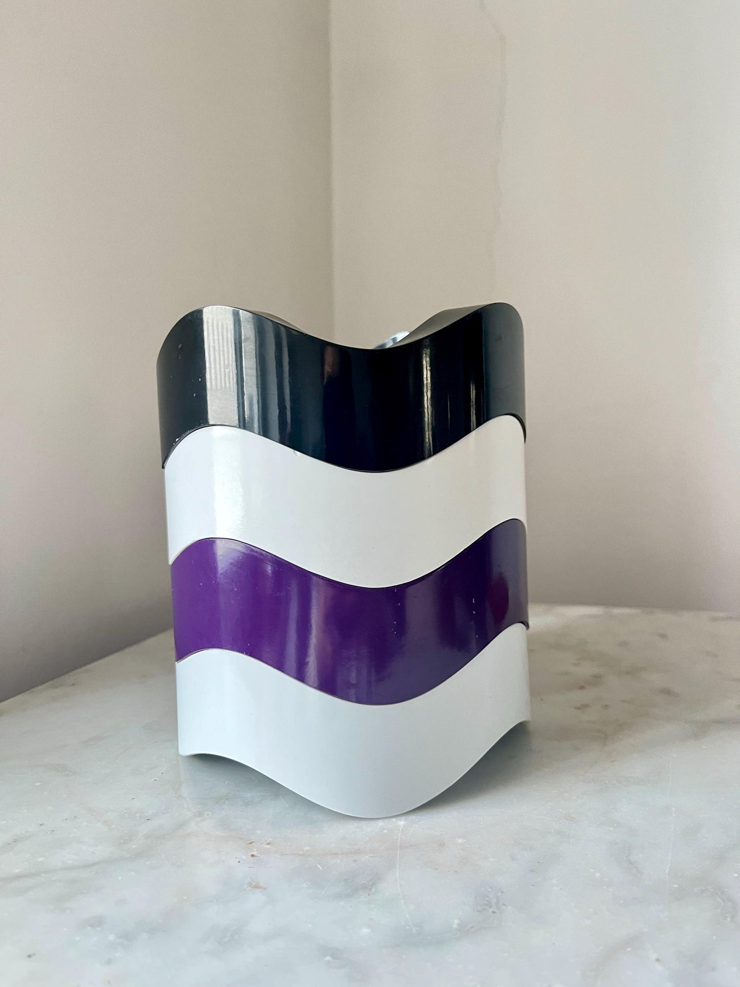 Walter Zeischegg Stackable Melamine Ashtrays for Helit, Germany