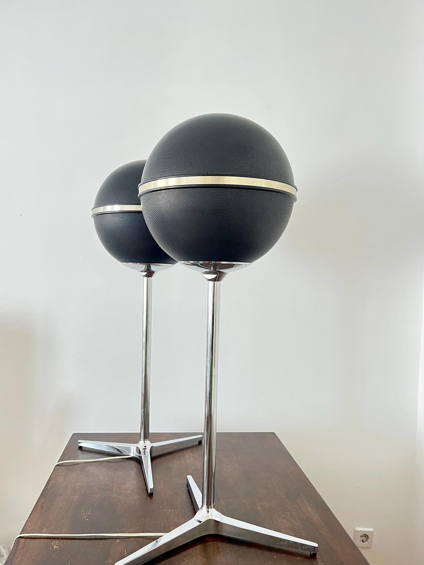Grundig Audiorama 7000 / 8000 Spherical Speakers, Germany, 1970s