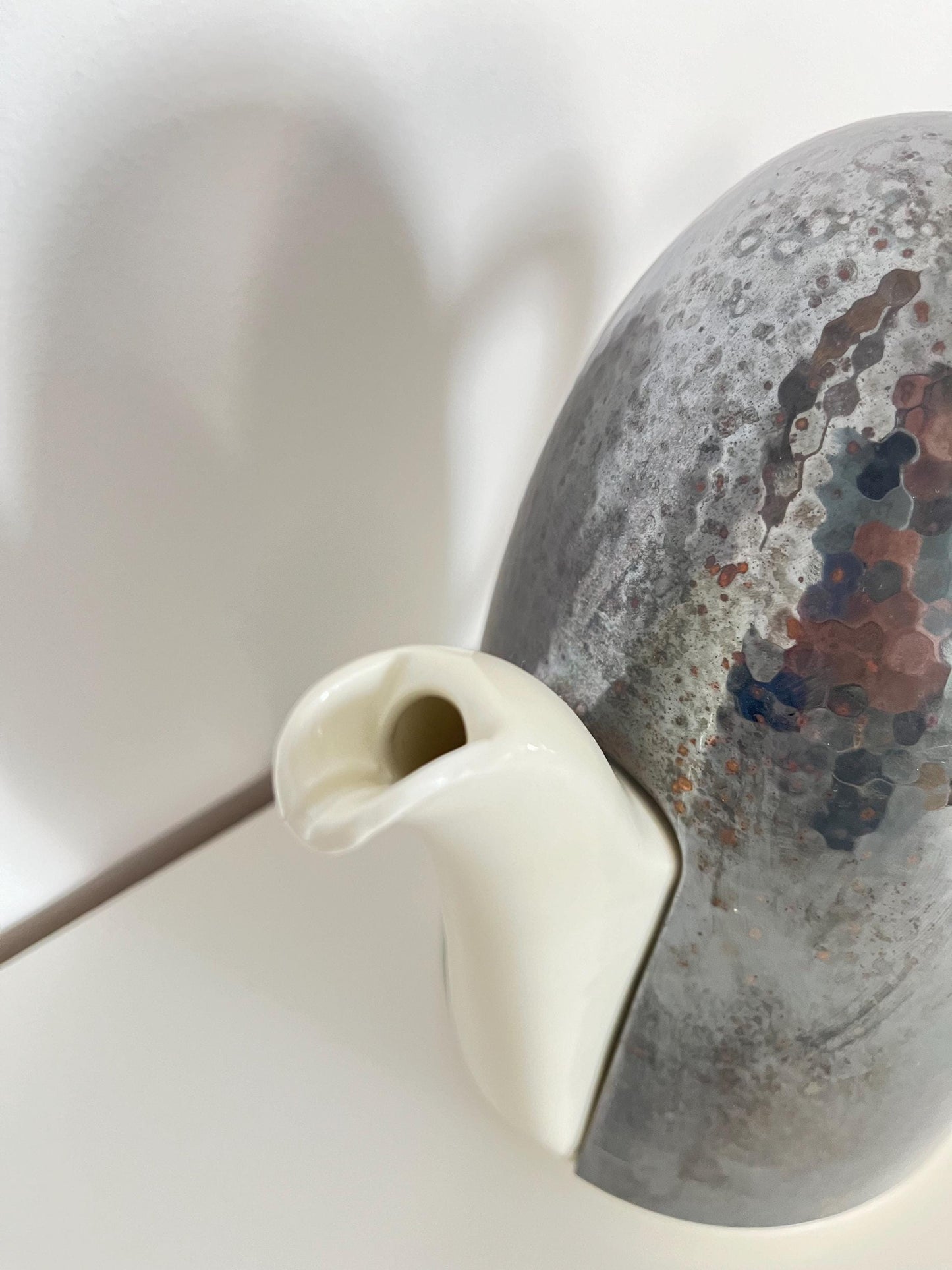 Art-déco-Teekannen- und Zuckerdosen-Set aus Keramik, Deutschland