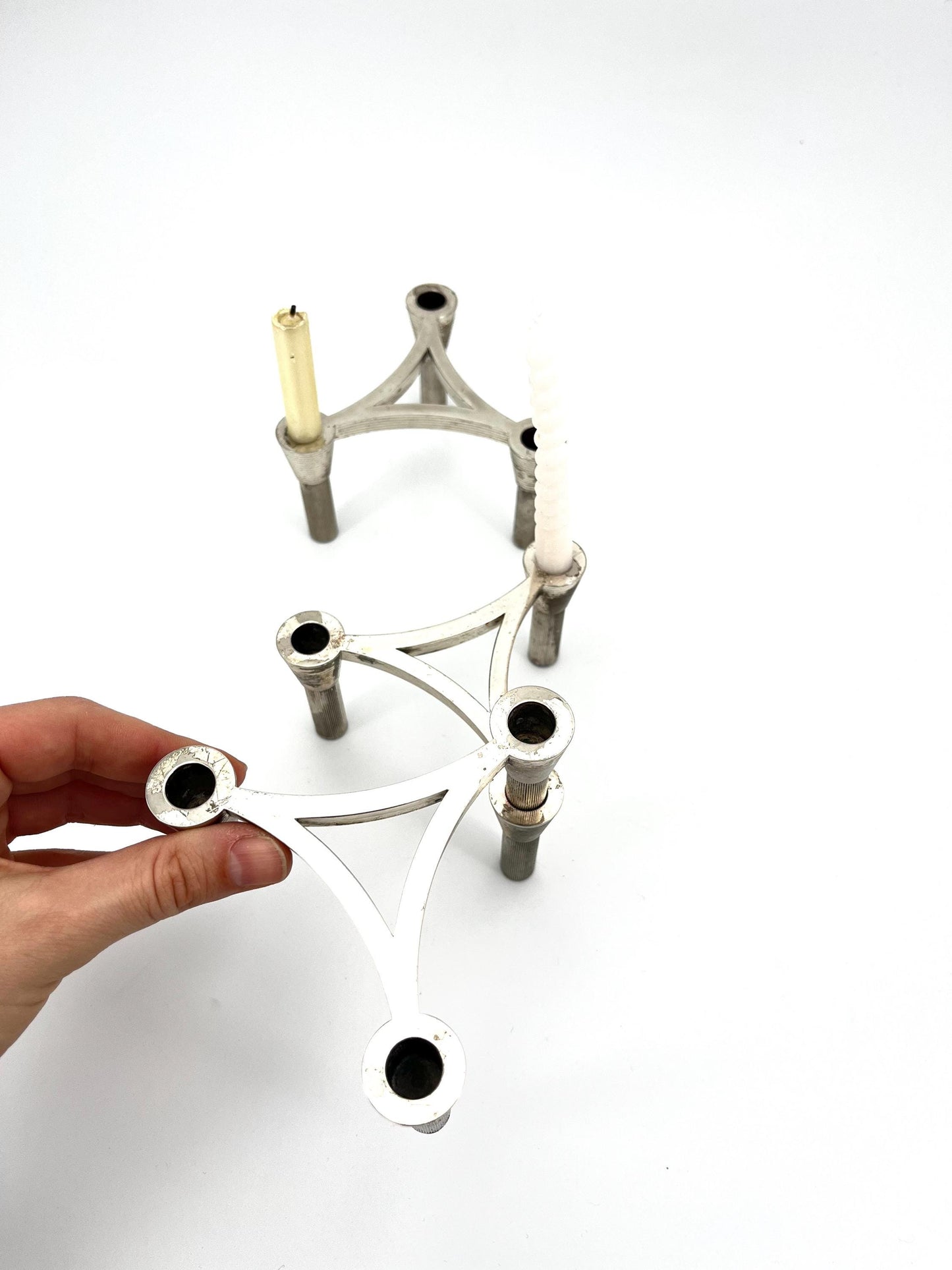 Modularer, stapelbarer Kerzenhalter, Sinodin, Deutschland, 1960er Jahre