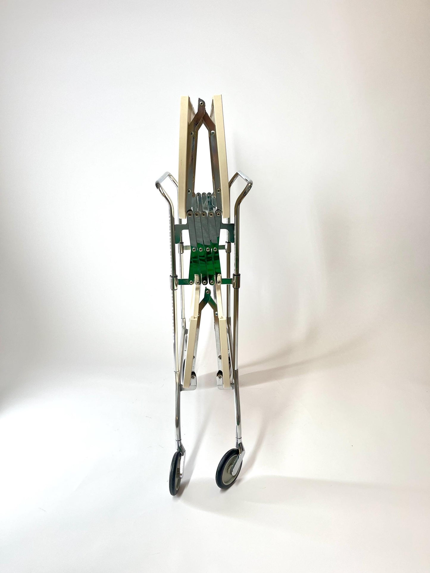 Vintage Kartell Gastone Foldable Bar Cart by Antonio Citterio, 1980s Italy