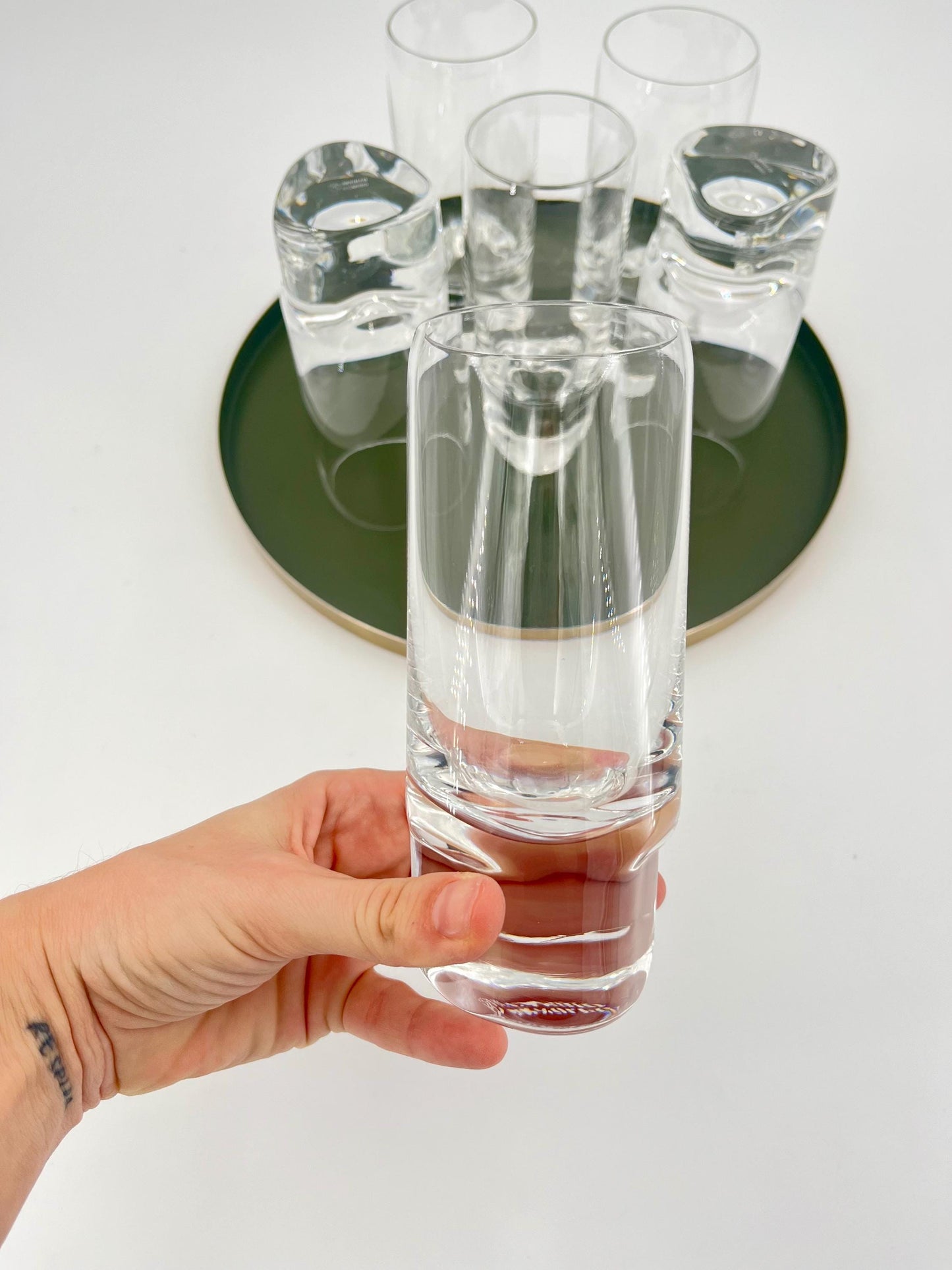 Pitagora Tumbler Gläser von Marco Zanuso für Arnolfo di Cambio, Italien, 1969
