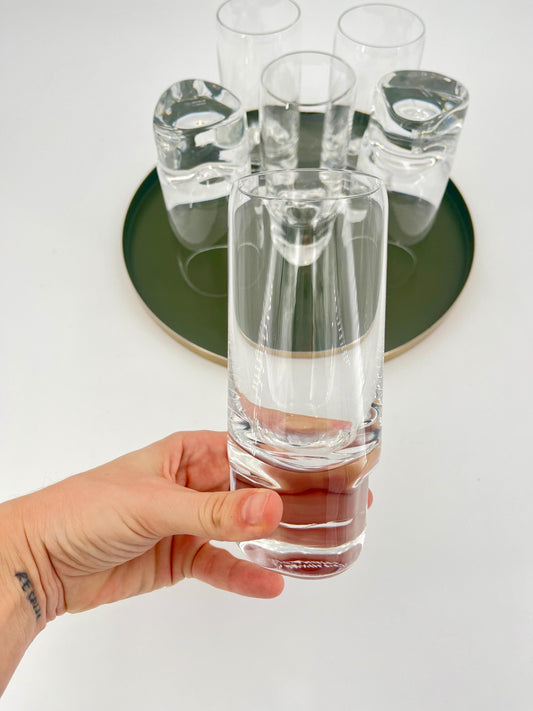 Pitagora Tumbler Glasses by Marco Zanuso for Arnolfo di Cambio,  Italy, 1969