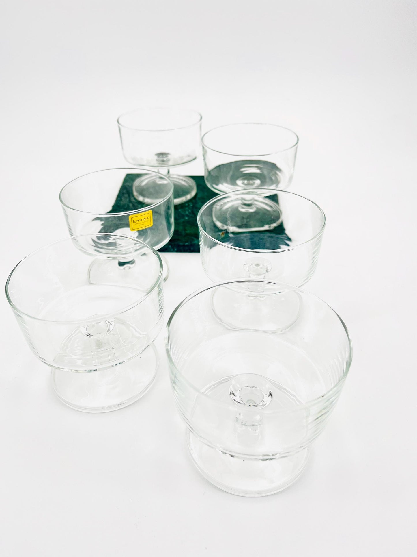 Champagnergläser von Luminarc Cavalier – 6er-Set – Frankreich, 1960er Jahre