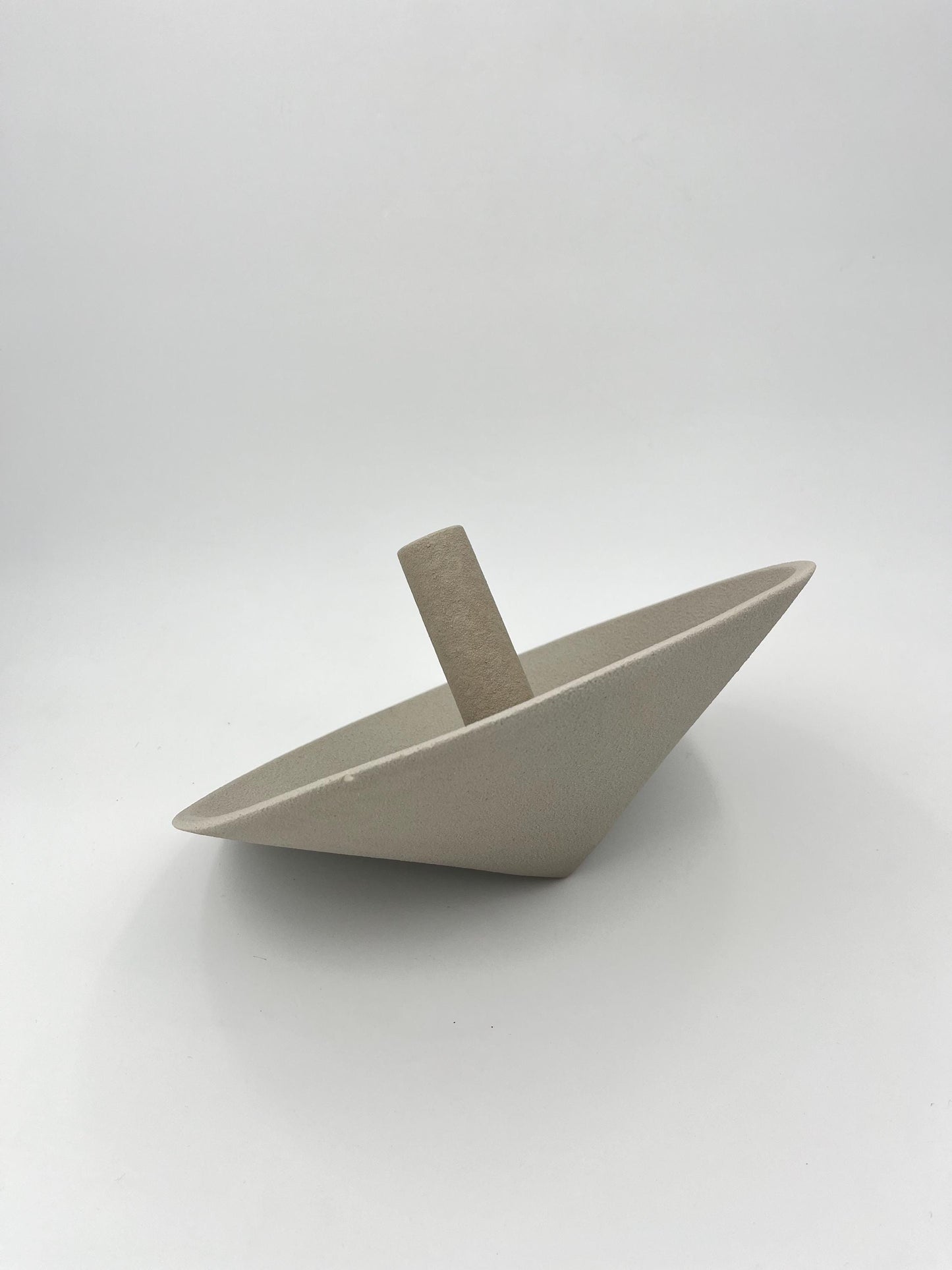 Straußförmige Soliflore-Vase aus Gres-Keramik von Lineasette, Italien, 1970er Jahre