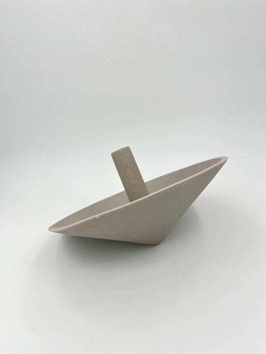 Gres Ceramic Spindle Soliflore Vase by Lineasette, Italy, 1970s