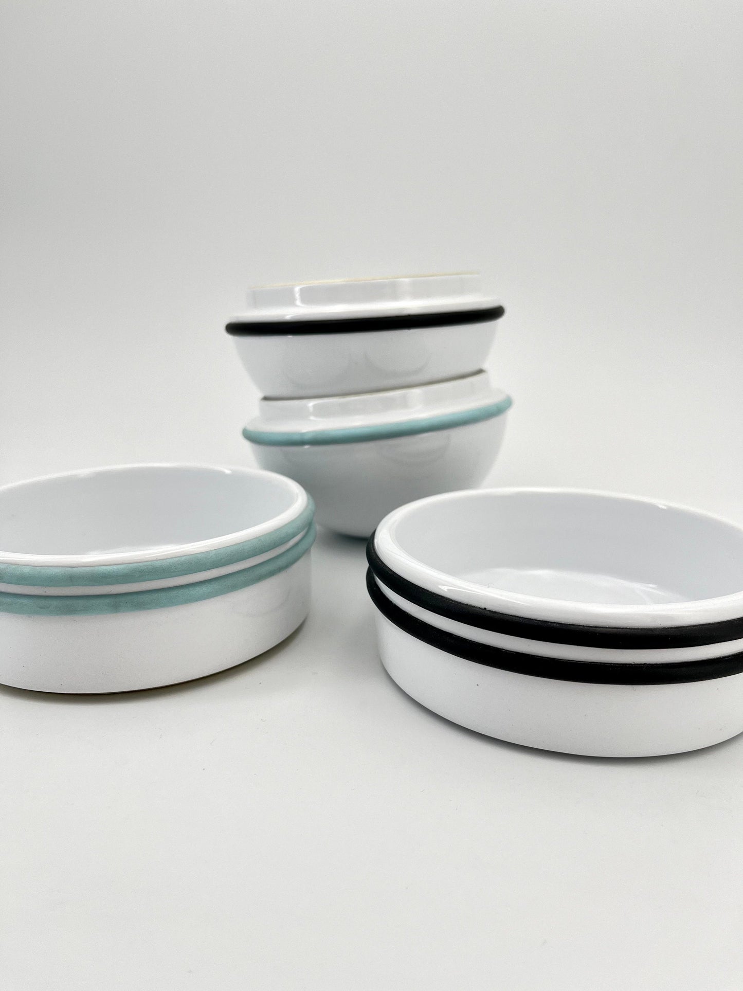 Set 2 Ceramic Jewelry Box, Italy, 1970s