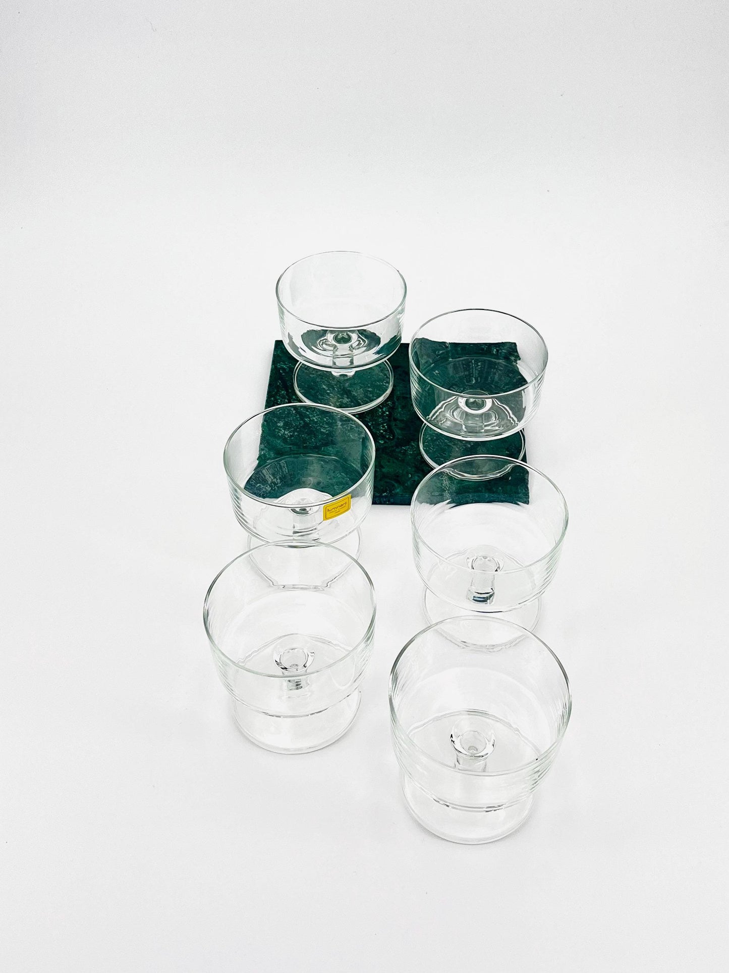 Champagnergläser von Luminarc Cavalier – 6er-Set – Frankreich, 1960er Jahre