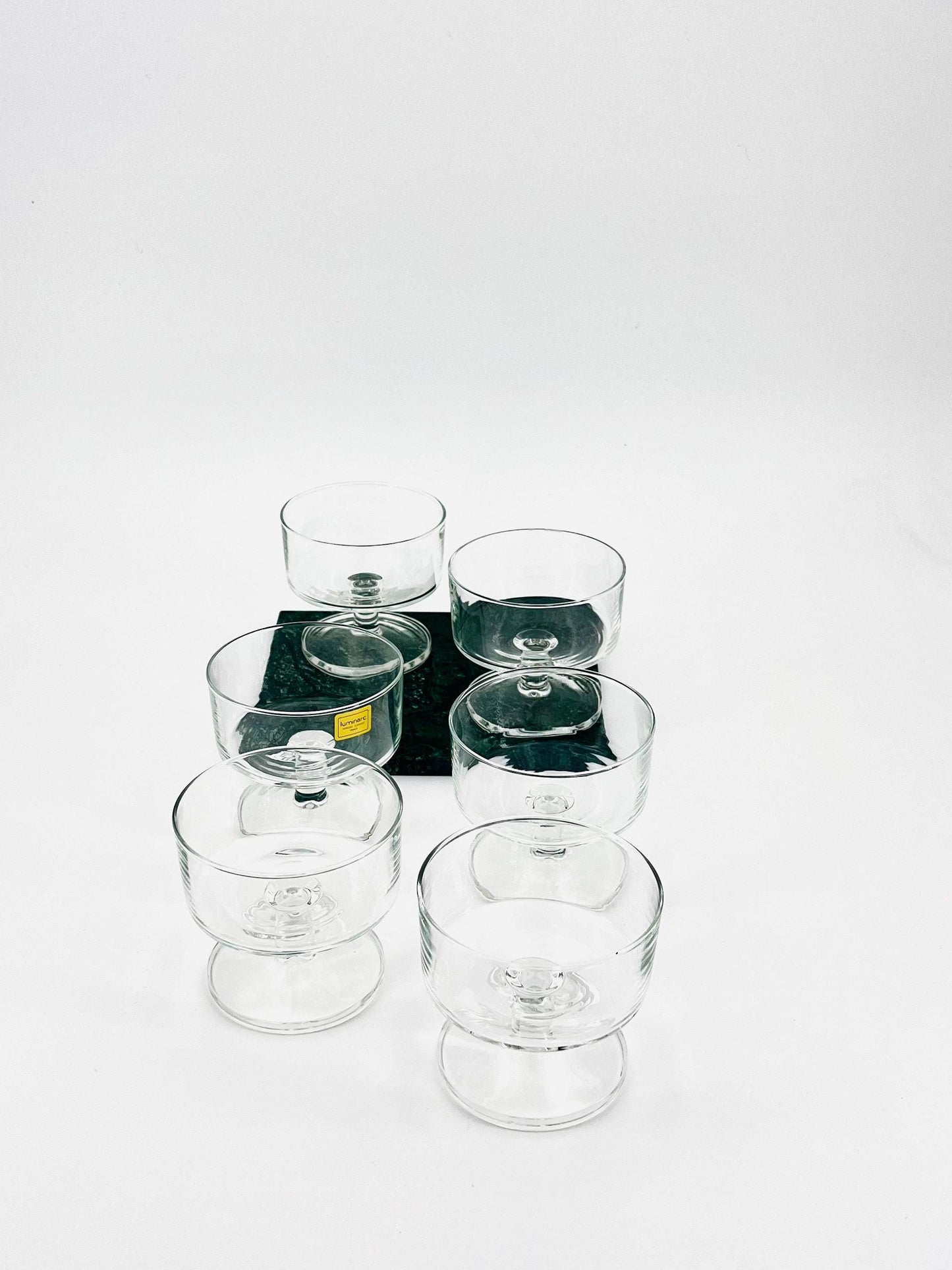 Champagnergläser von Luminarc Cavalier – 6er-Set – Frankreich, 1960er Jahre