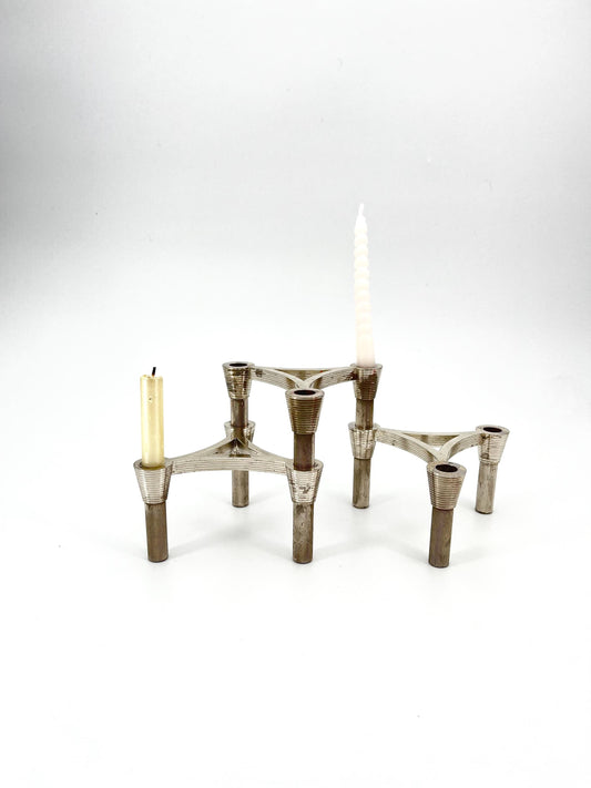 Vintage Sinodin modular stackable candle holder, Germany 1960s, modular interlocking candle holder