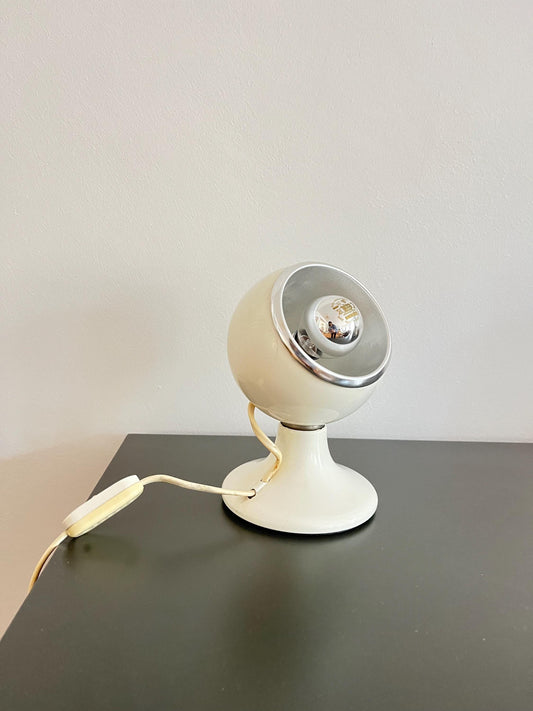 Rare LUCI Mod. C414 Magnetic Eyeball Table Lamp, Italy, 1970s