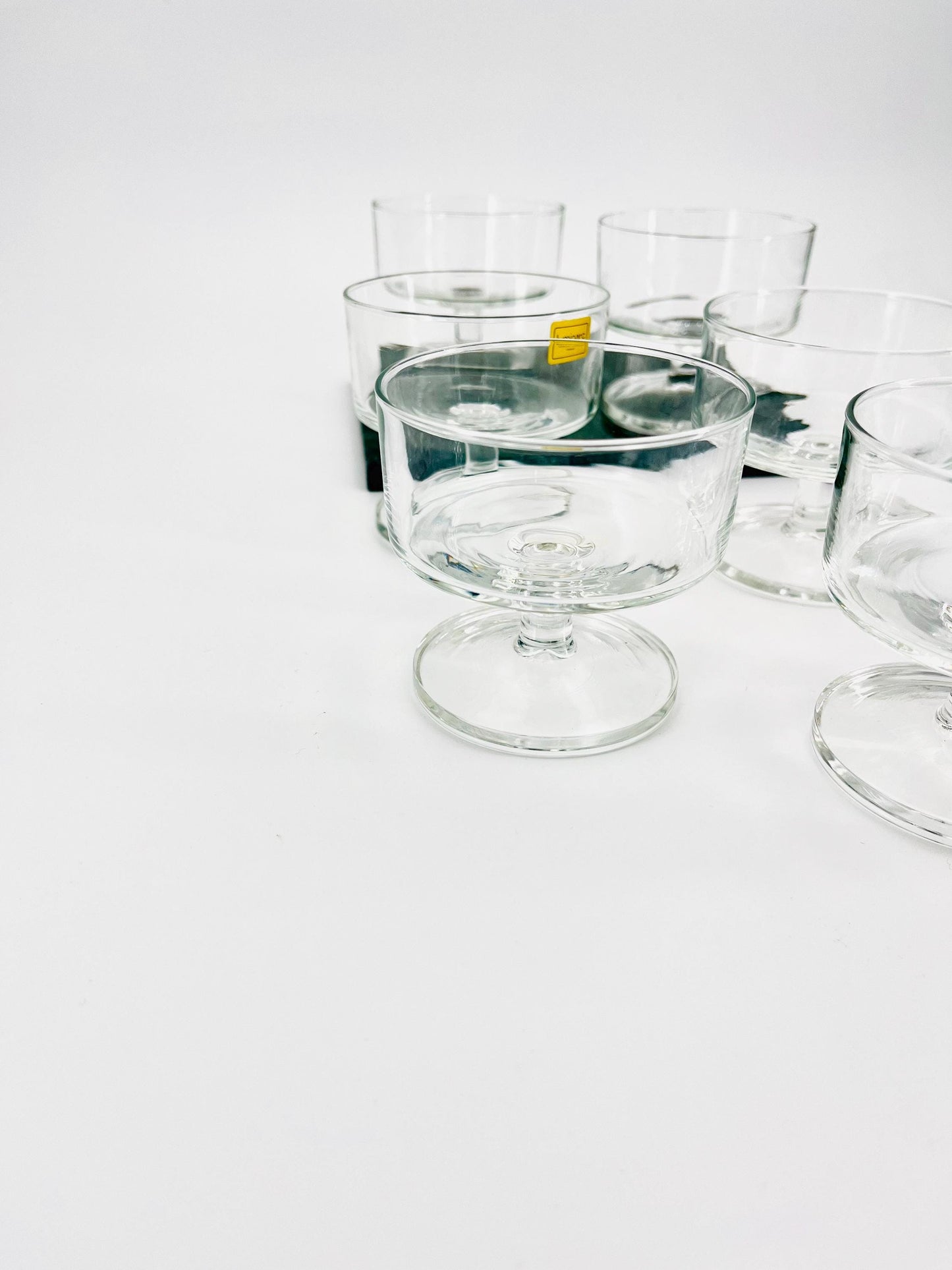 Champagnergläser von Luminarc Cavalier – 6er-Set – Frankreich, 1960er Jahre