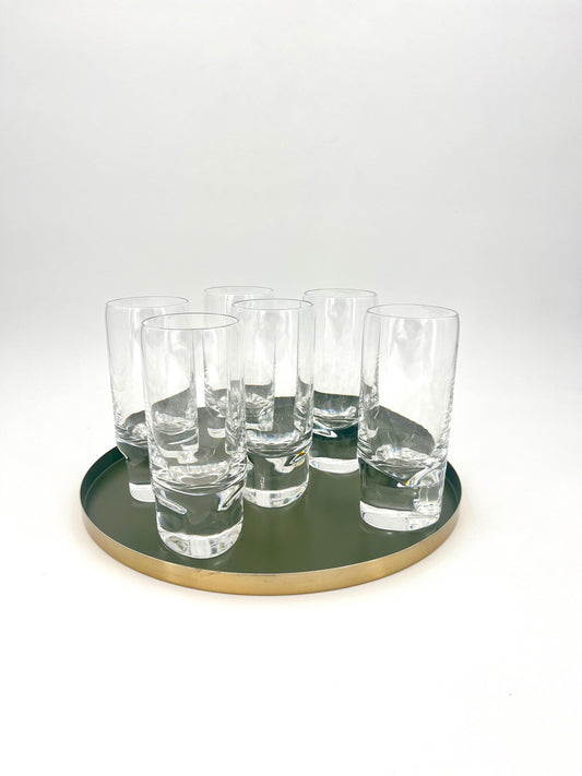 Pitagora Tumbler Glasses by Marco Zanuso for Arnolfo di Cambio,  Italy, 1969