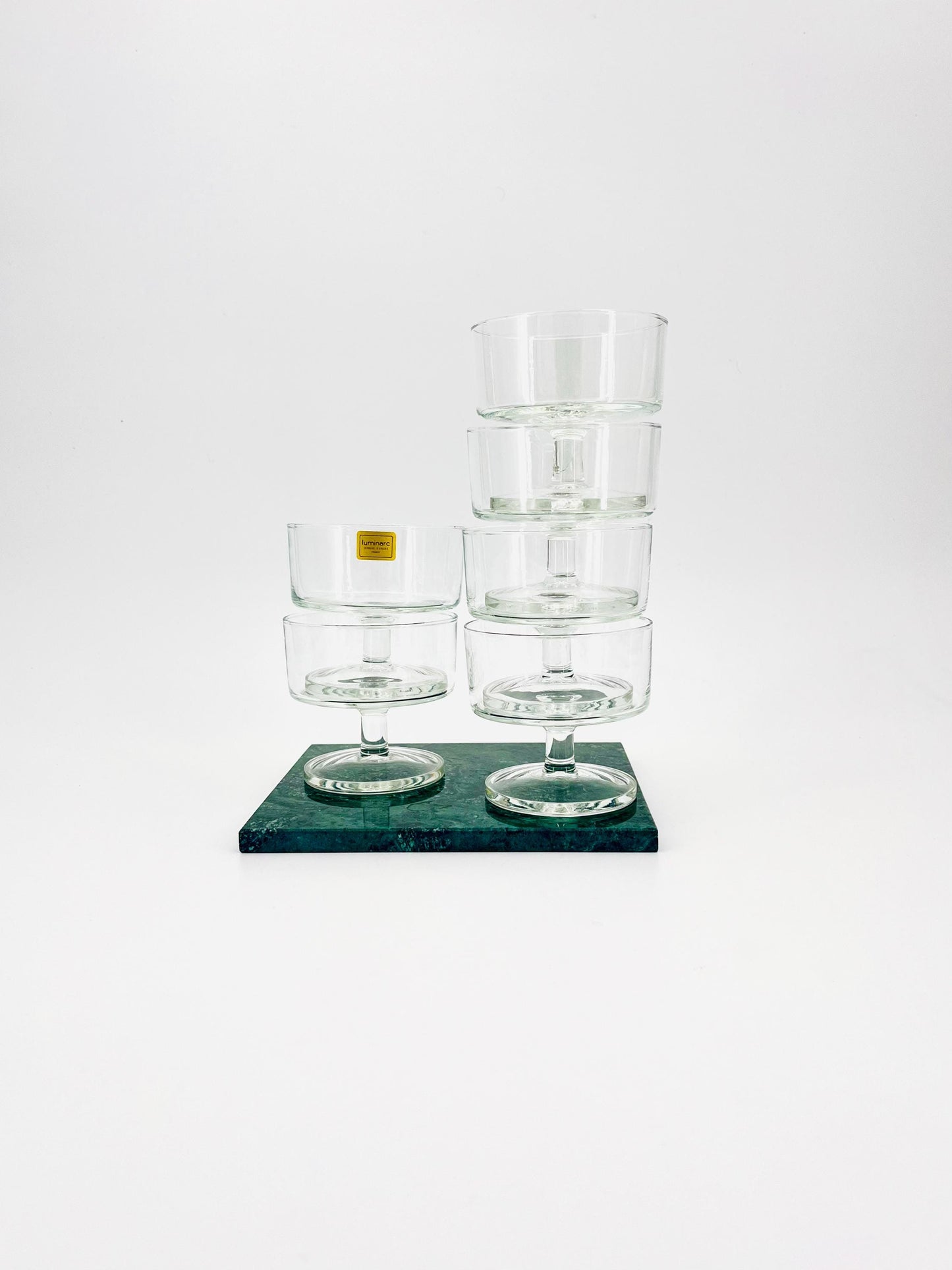 Champagnergläser von Luminarc Cavalier – 6er-Set – Frankreich, 1960er Jahre