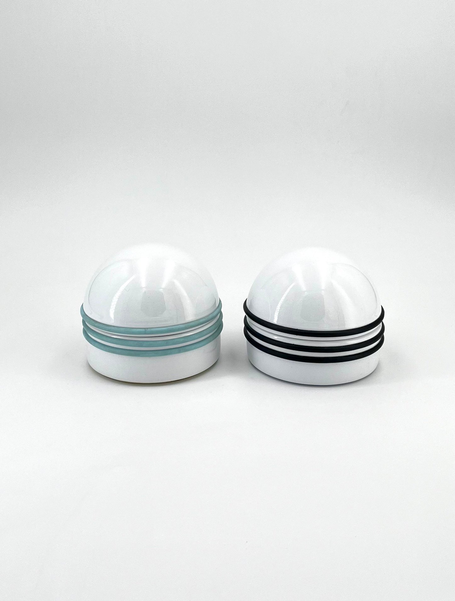 Set 2 Ceramic Jewelry Box, Italy, 1970s