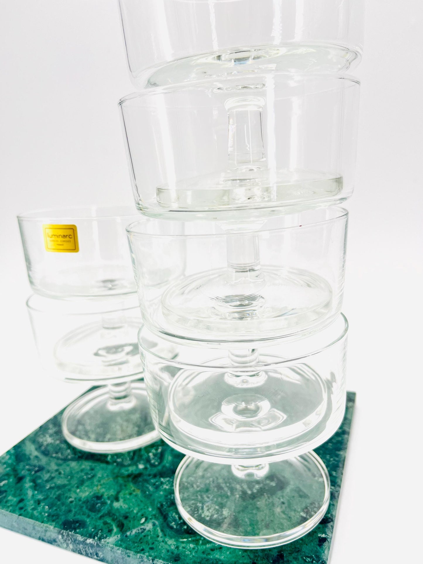 Champagnergläser von Luminarc Cavalier – 6er-Set – Frankreich, 1960er Jahre