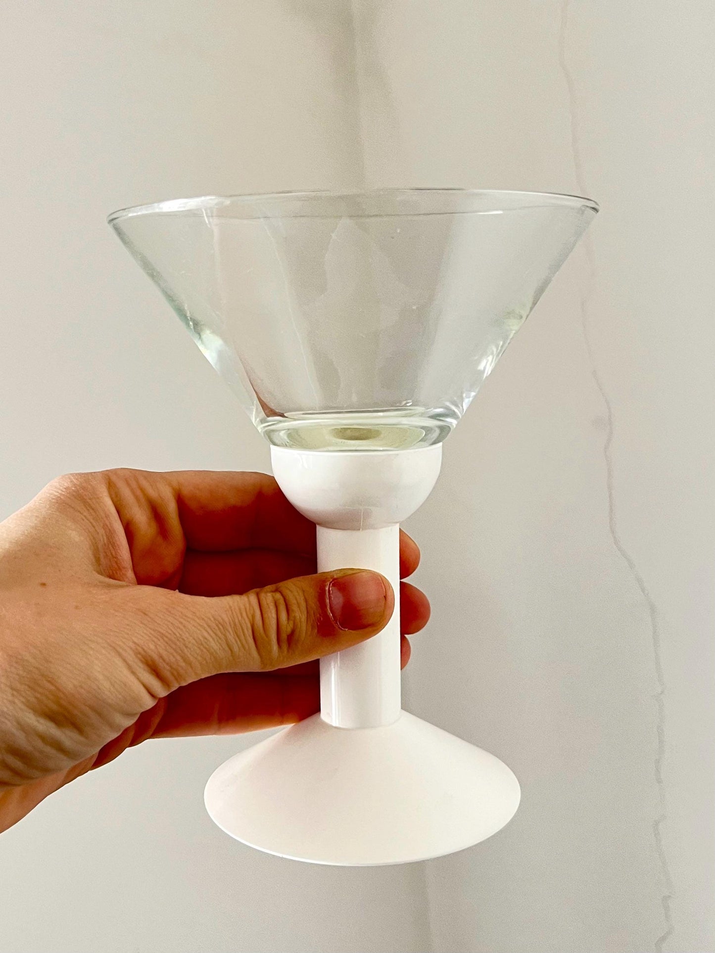 Set di 5 bicchieri da cocktail Oktett di Bodum Glass, base in plastica, stile Memphis, aperitivo estivo