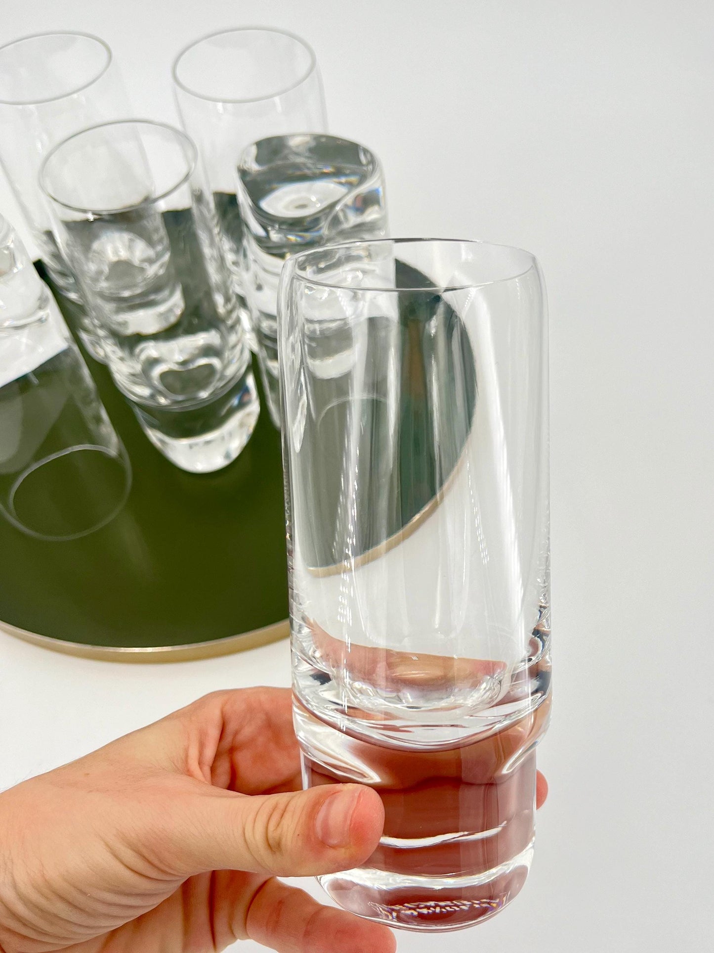 Pitagora Tumbler Gläser von Marco Zanuso für Arnolfo di Cambio, Italien, 1969