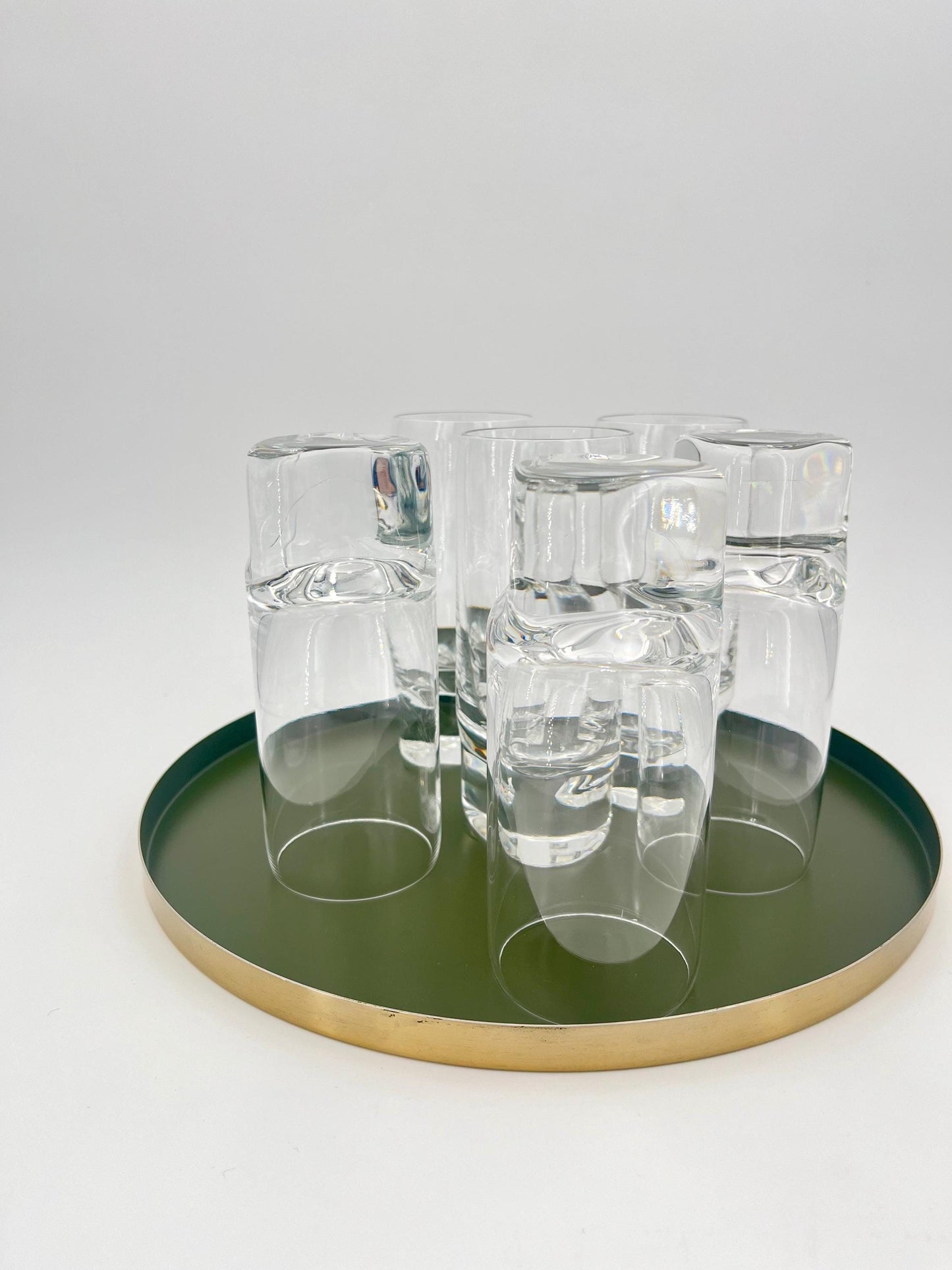 Pitagora Tumbler Gläser von Marco Zanuso für Arnolfo di Cambio, Italien, 1969