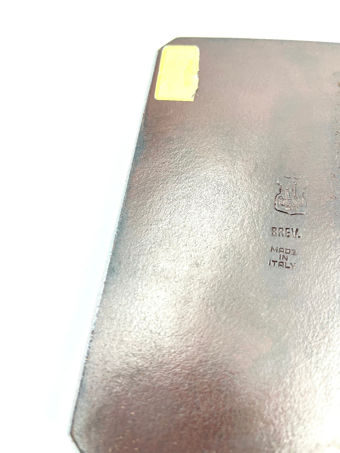 Handgefertigter Schreibtischorganizer aus Leder, Italien, 1980er Jahre