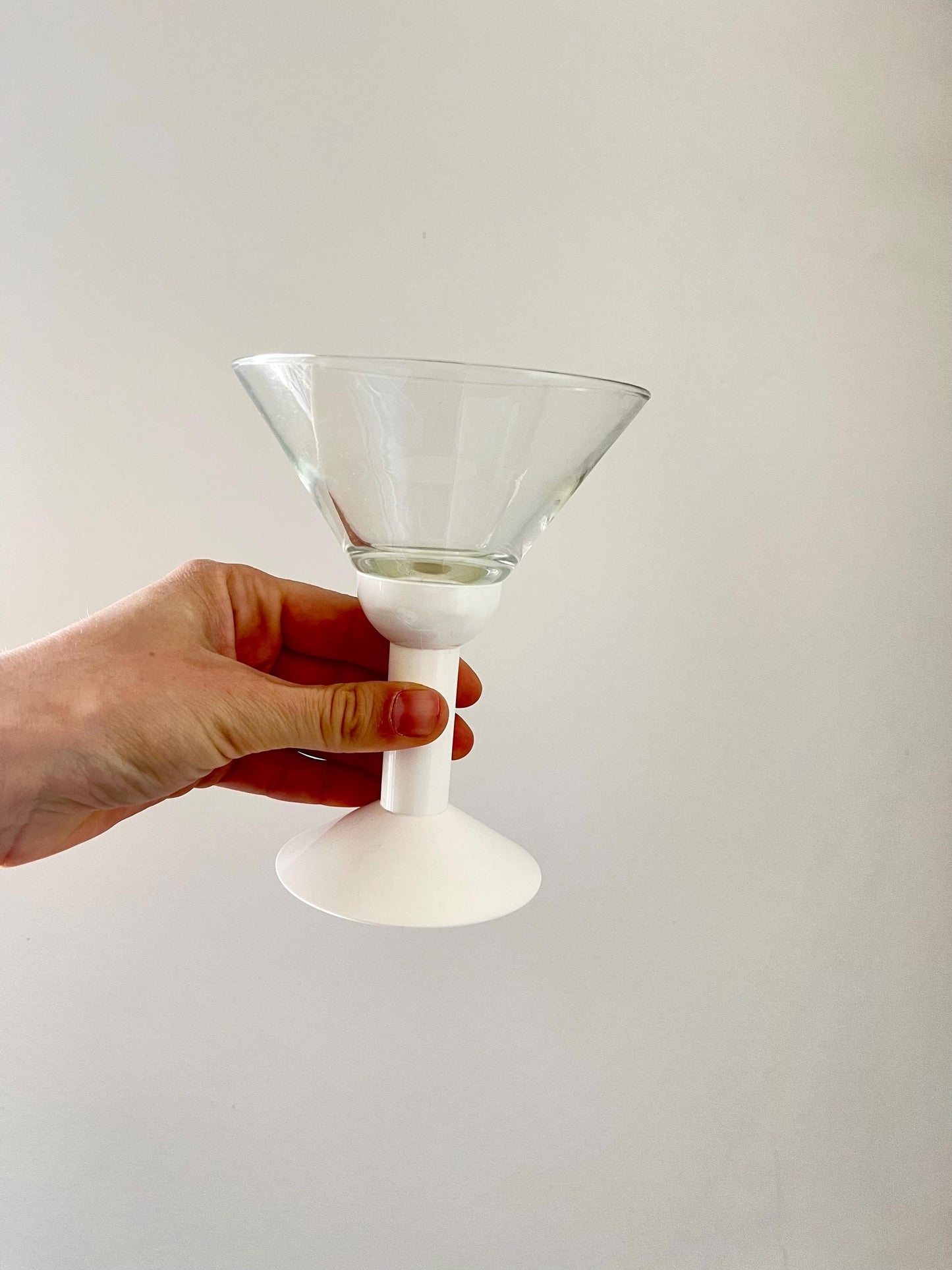 Set di 5 bicchieri da cocktail Oktett di Bodum Glass, base in plastica, stile Memphis, aperitivo estivo