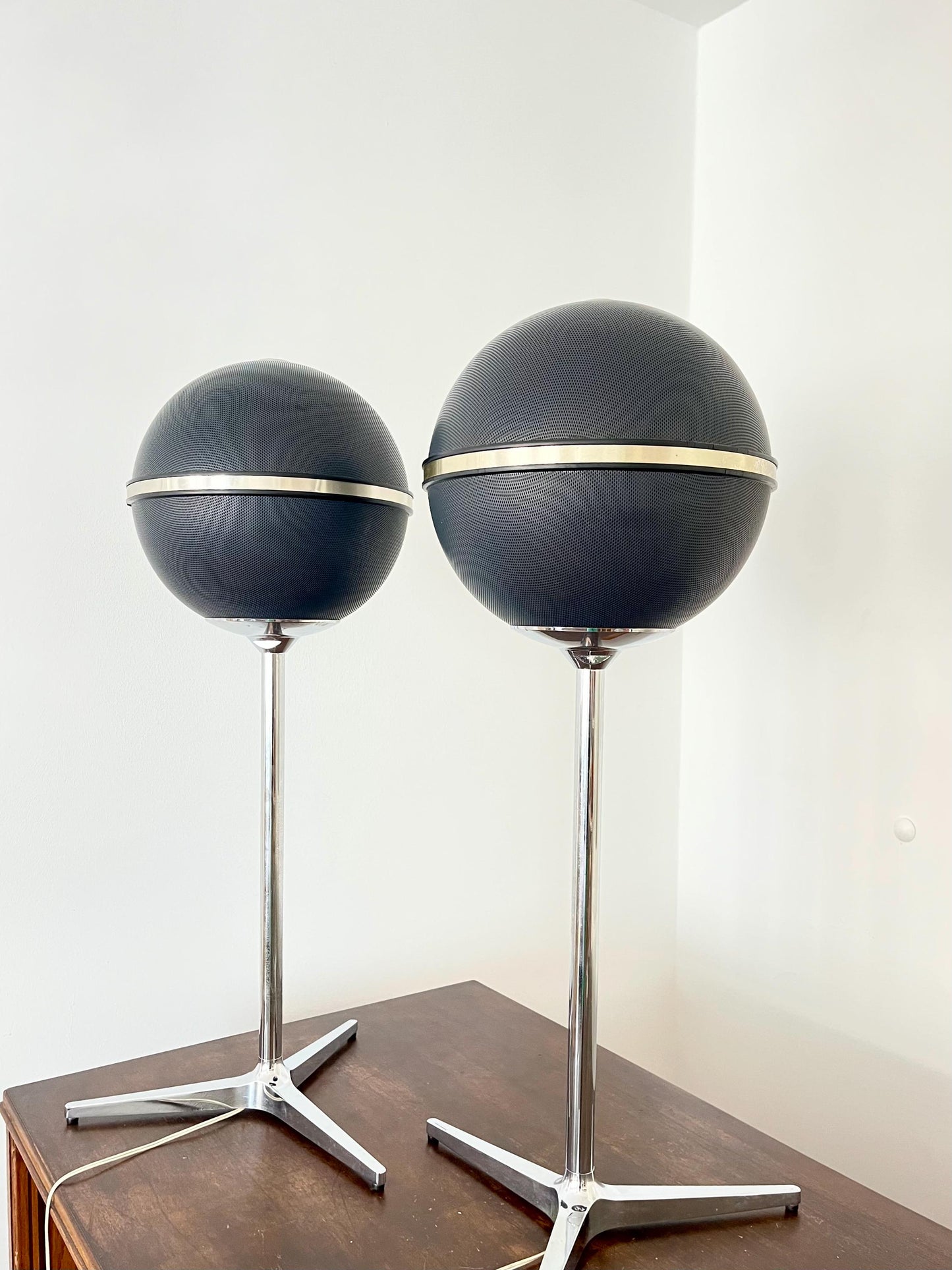 Grundig Audiorama 7000 / 8000 Spherical Speakers, Germany, 1970s