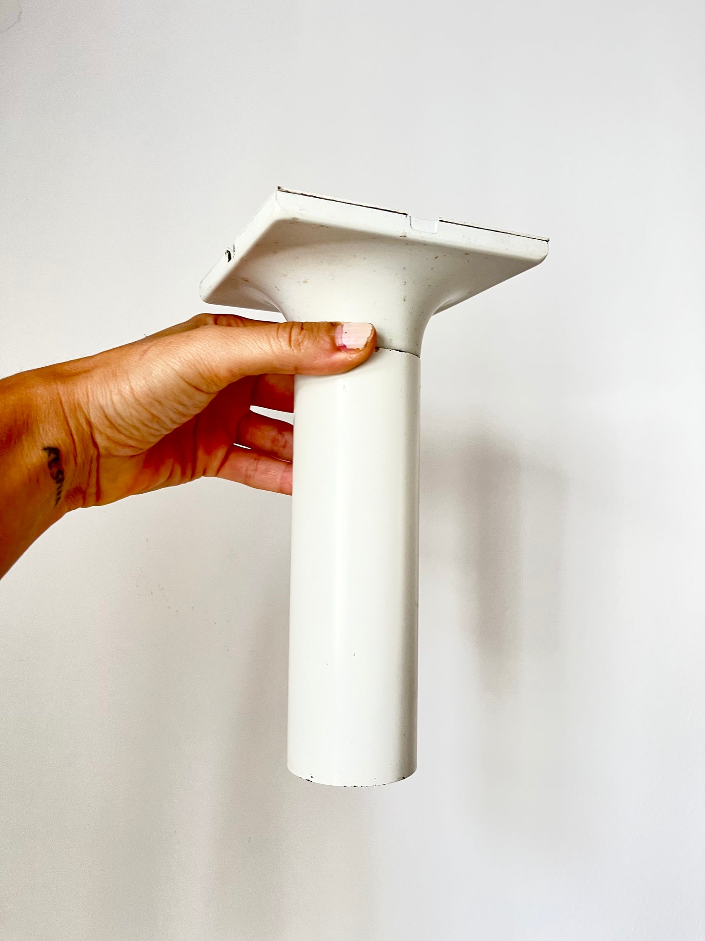 White Metal Wall/Ceiling Lamps by Rolf Krüger for Staff, Germany, 1970s