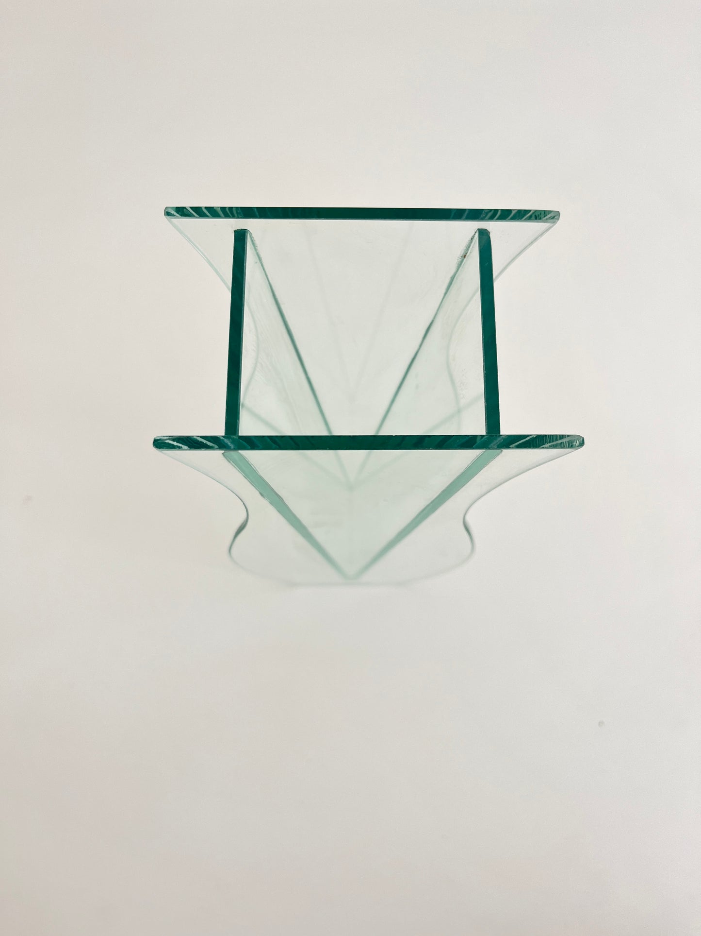 Sculptural Glass Vase, Italy 1980s