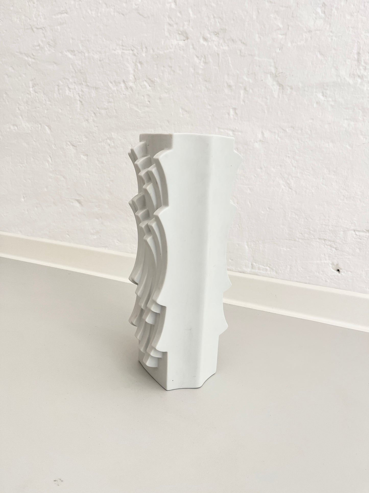 Vintage Bisque Porcelain Vase by Heinrich Fuchs for Hutschenreuther, Archais Series, Germany 1970s