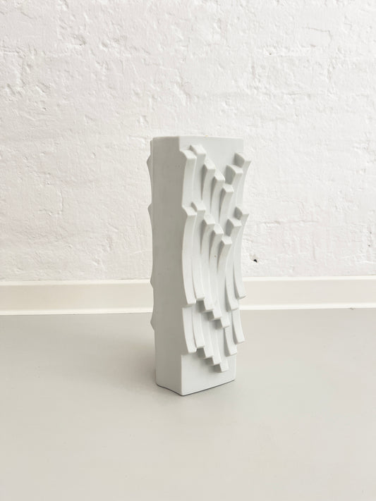 Vintage Bisque Porcelain Vase by Heinrich Fuchs for Hutschenreuther, Archais Series, Germany 1970s