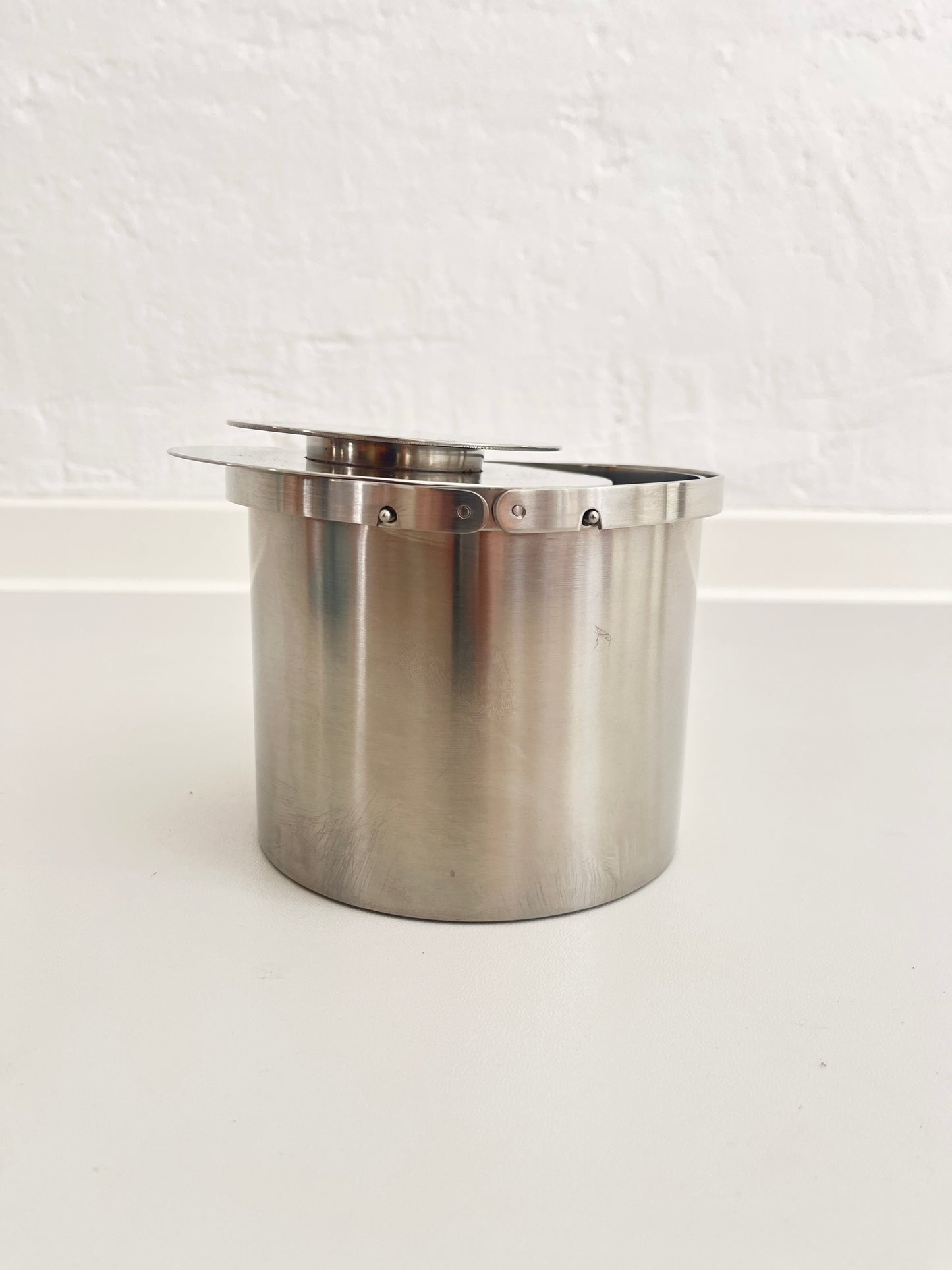 Stelton Cylinda-Line Eiskübel aus Edelstahl von Arne Jacobsen, Dänemark