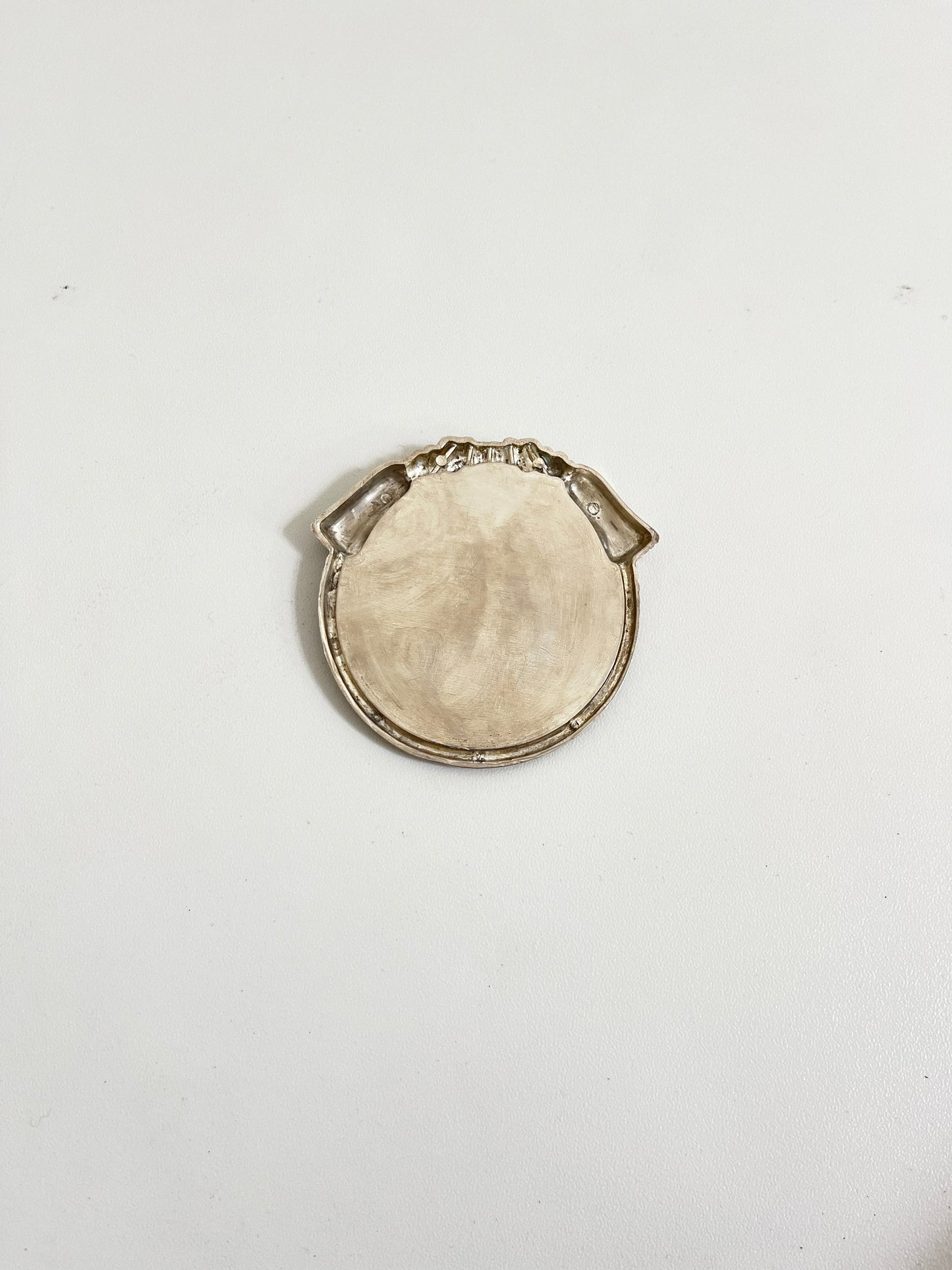 Set of 7 Silver-Plated Coasters, Rope Edge, 1960s