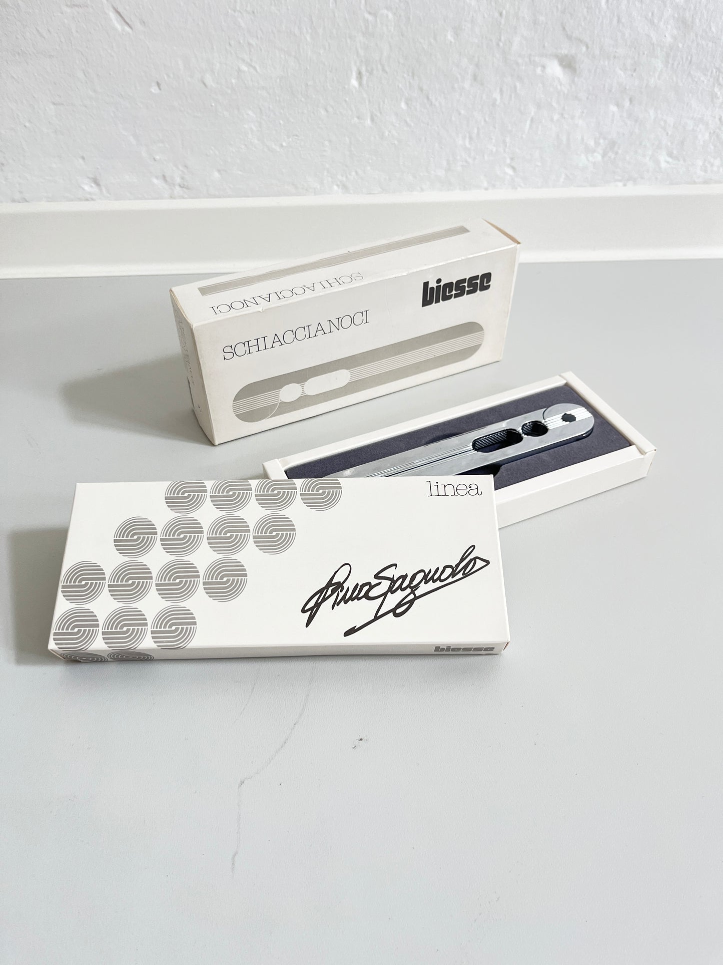 Vintage Biesse Nussknacker von Gino Spagnolo, 1980er Jahre, unbenutzt in Originalverpackung