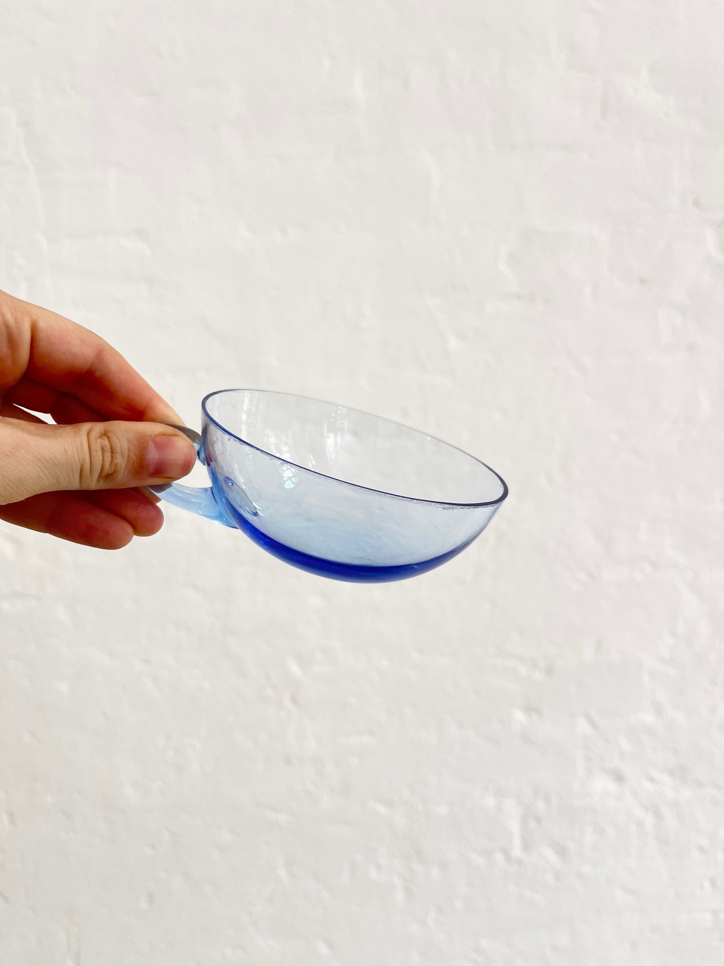 Vintage Tinted Glass Tea Cups, set of 3, 1970s