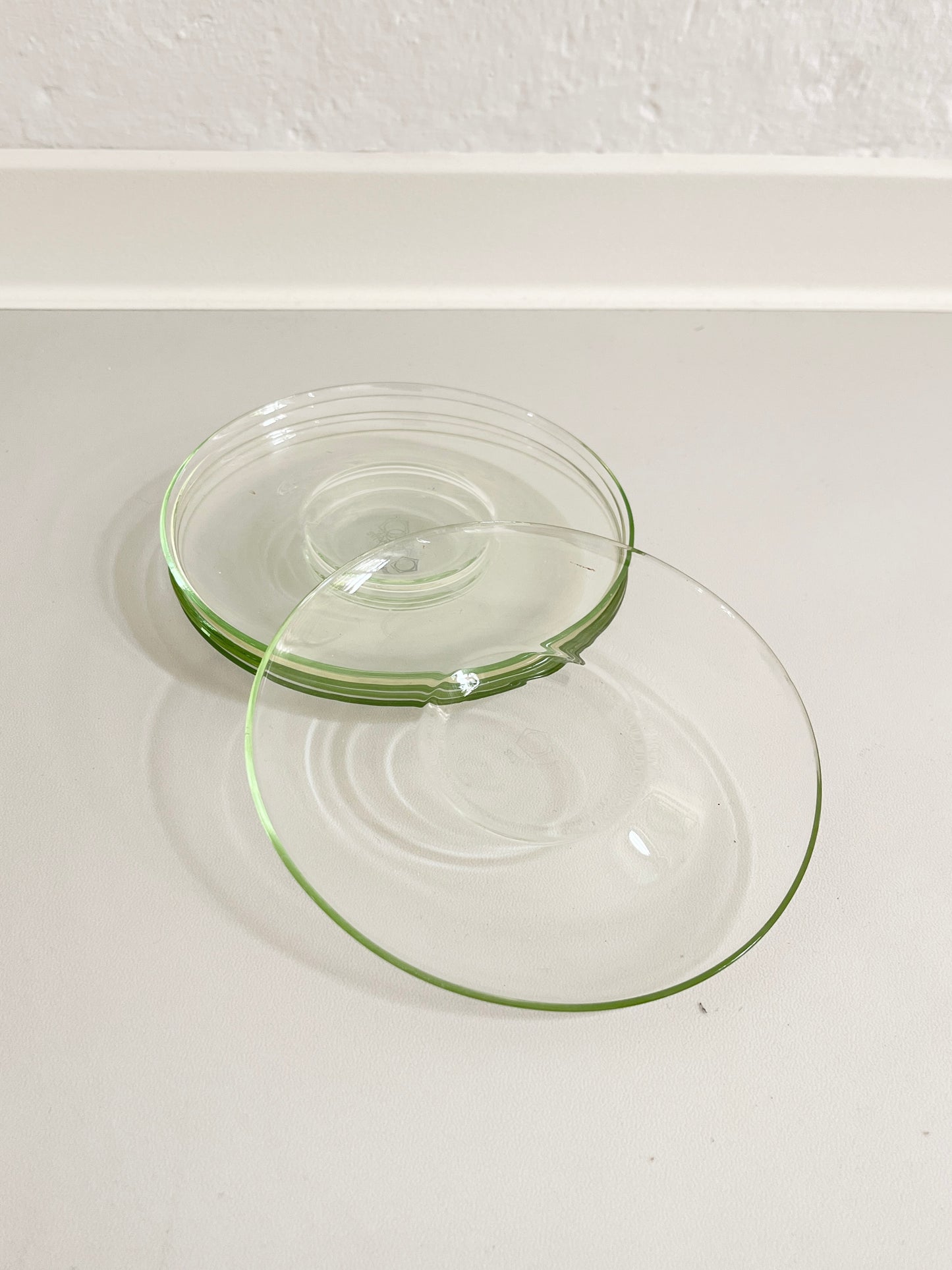 Vintage Jenaer Glas Saucers -Set of 4, Germany, 1950s