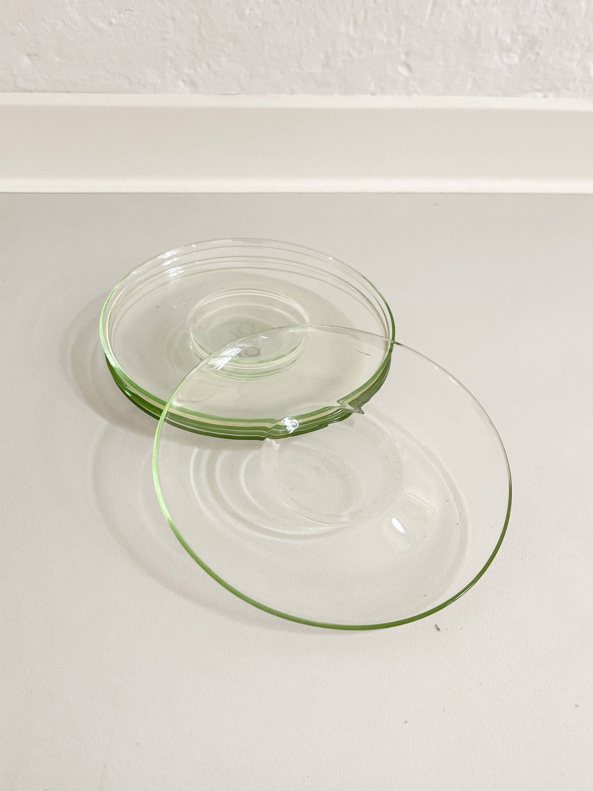 Vintage Jenaer Glas Saucers -Set of 4, Germany, 1950s