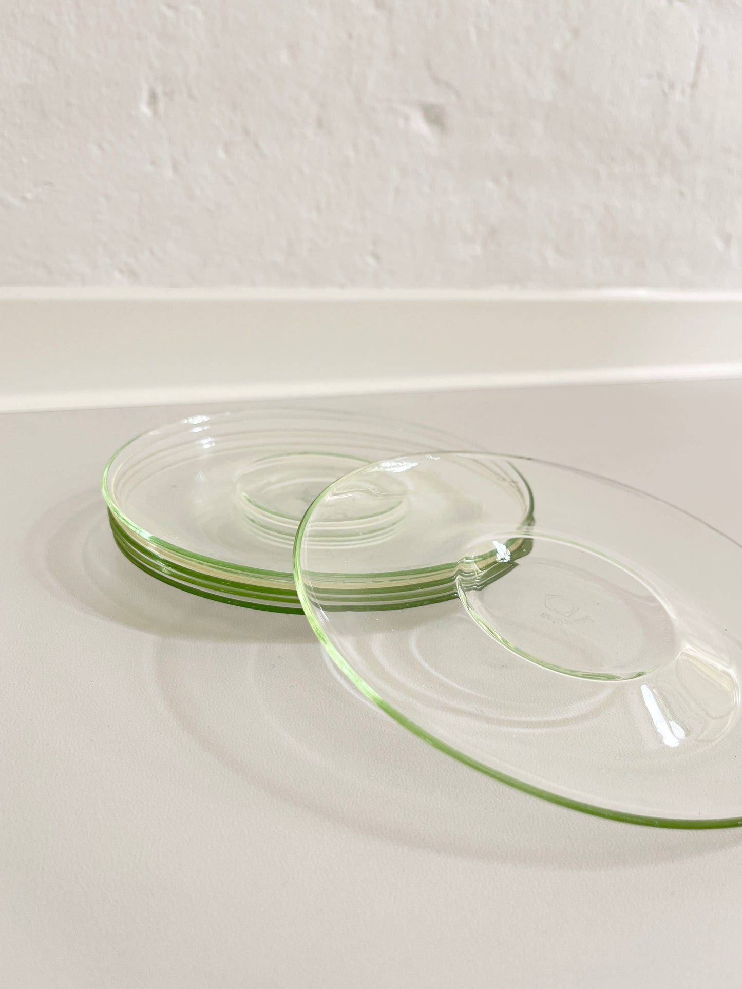 Vintage Jenaer Glas Saucers - Set of 6, Germany, 1950s