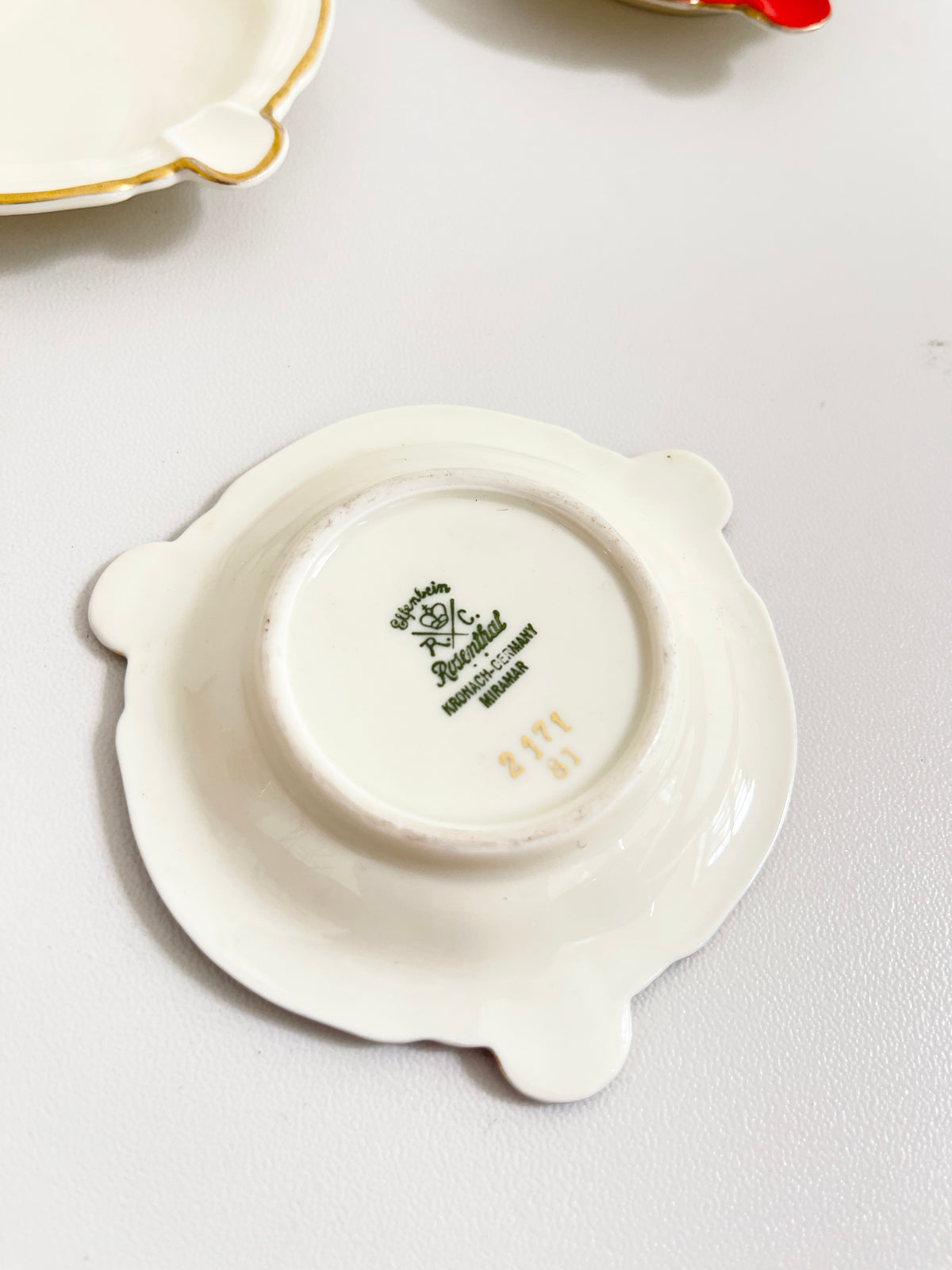 Rosenthal 'Miramar' Ceramic Ashtray, vintage design object
