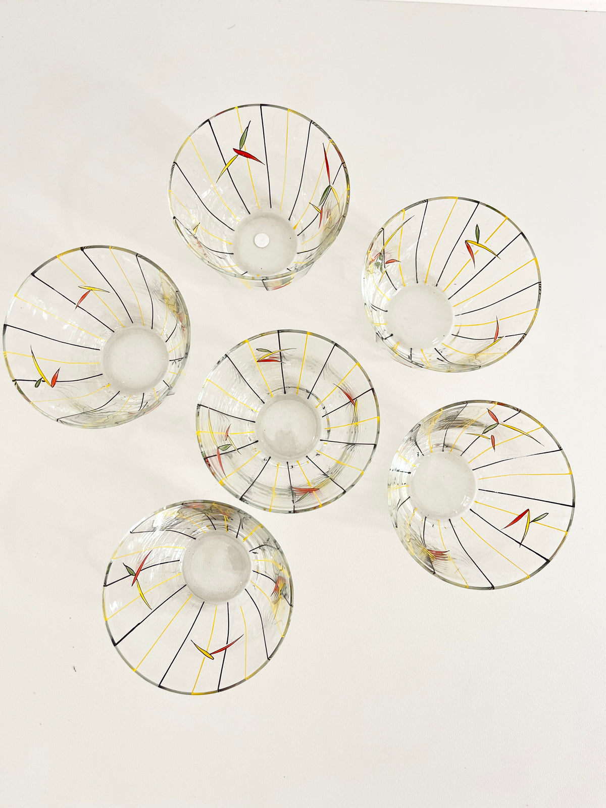 Hand-Painted Glasses as decorative home decor