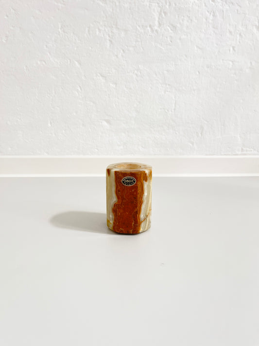 Onyx octagonal pencil case, Macedonia, 1970s