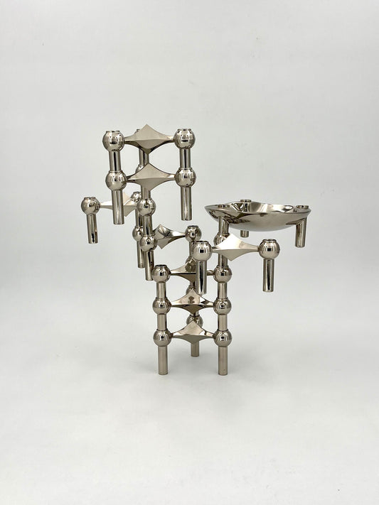 Vintage Stoff Nagel modular candle holder, Germany 1970s, Stoff Nagel mid-century modular candleholder