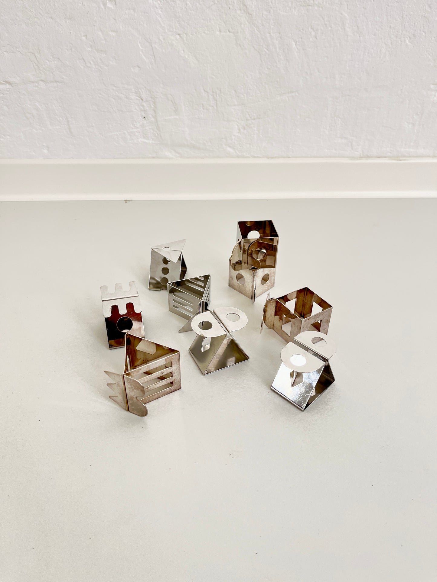 Memphis Design Napkin Rings by Nathalie Du Pasquier for Bodum, 1980s