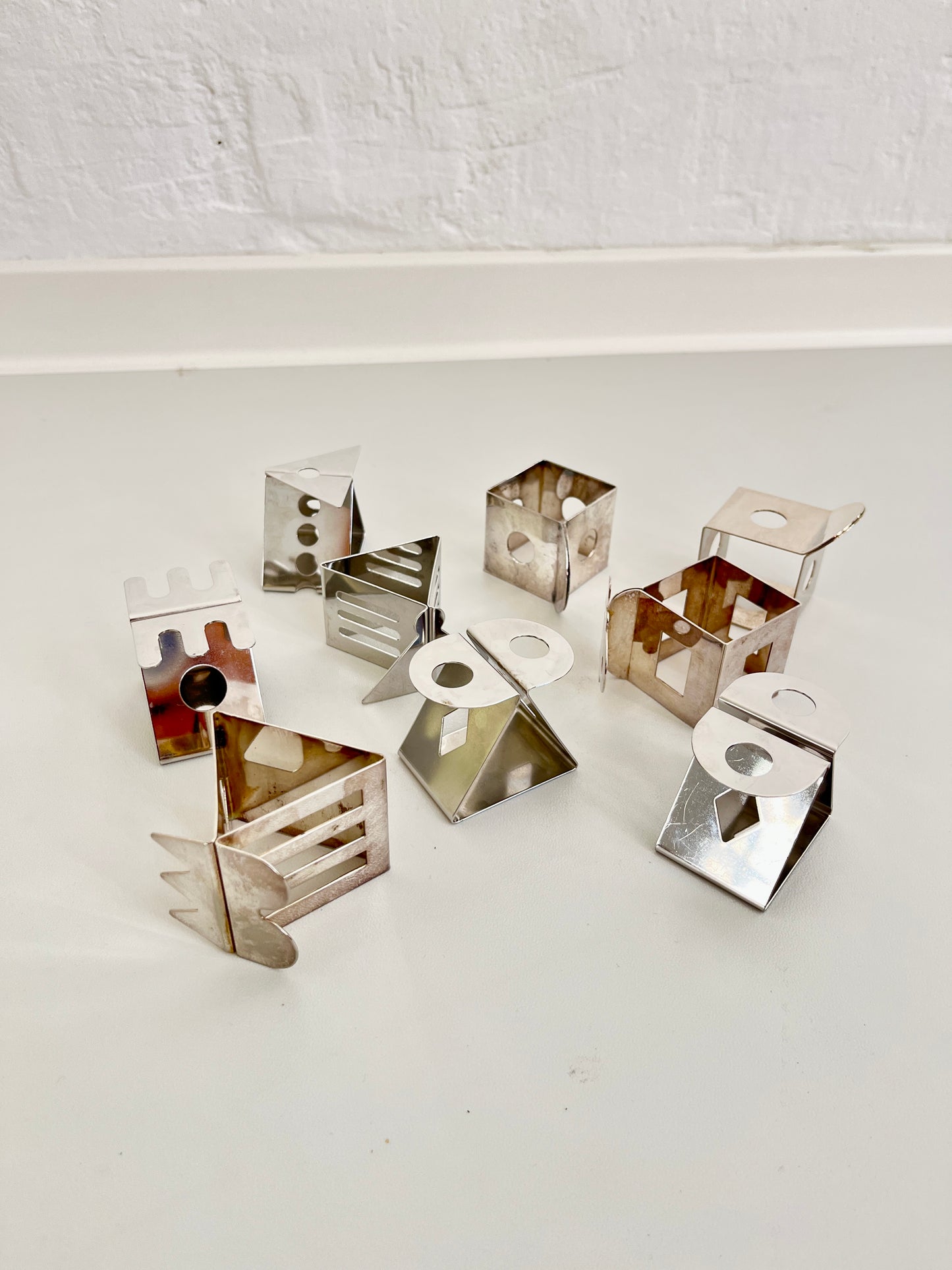 Memphis Design Napkin Rings by Nathalie Du Pasquier for Bodum, 1980s