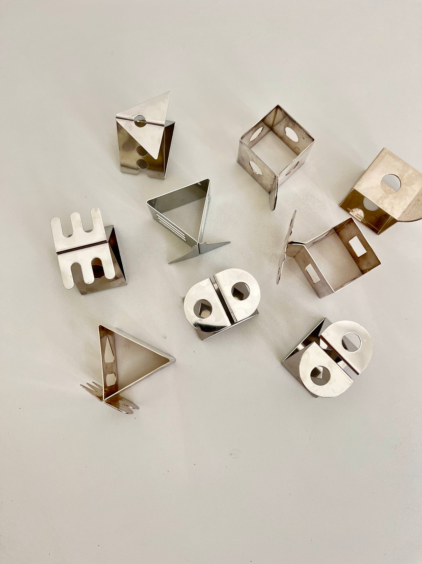 Memphis Design Napkin Rings by Nathalie Du Pasquier for Bodum, 1980s