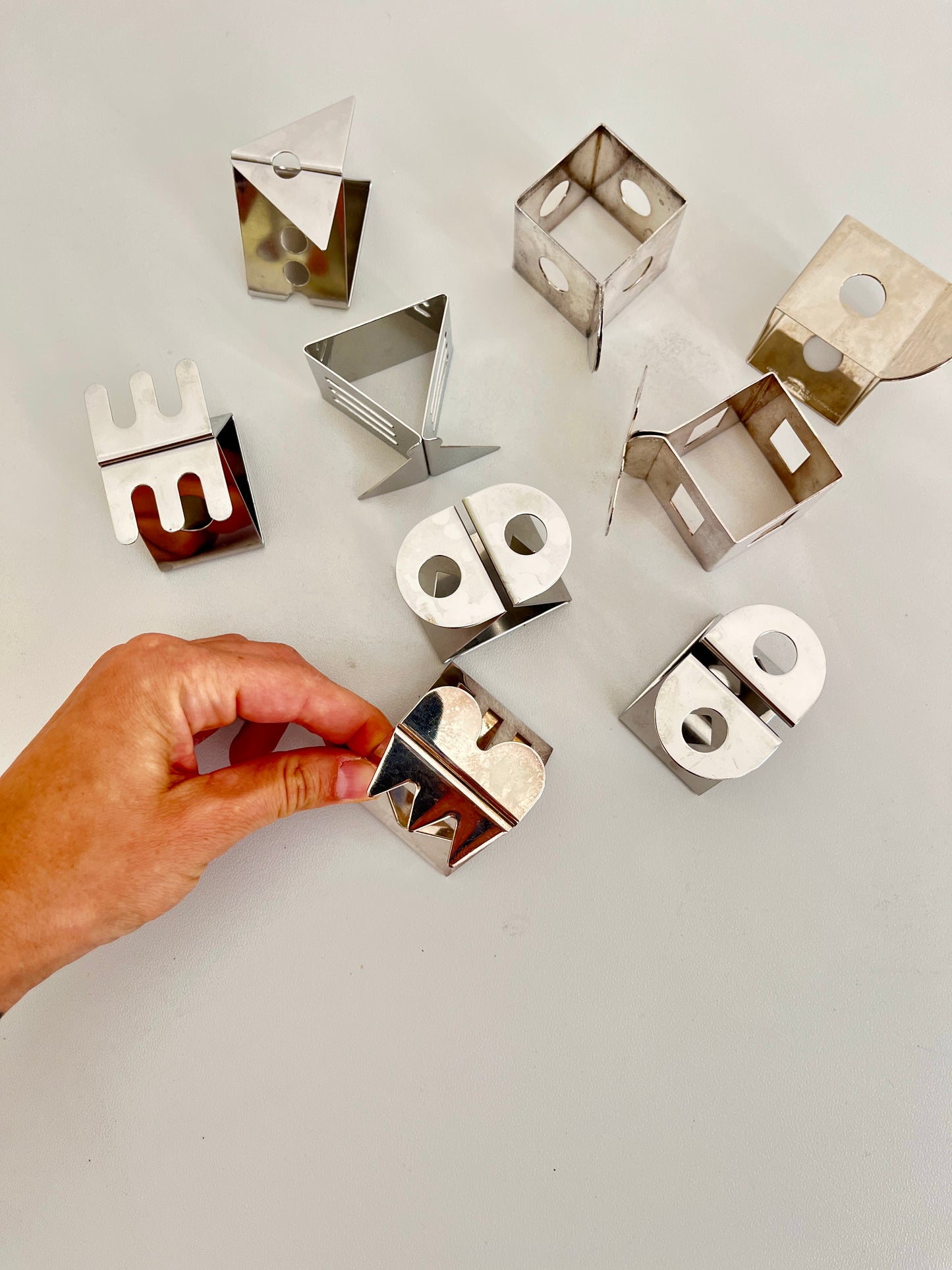 Memphis Design Napkin Rings by Nathalie Du Pasquier for Bodum, 1980s